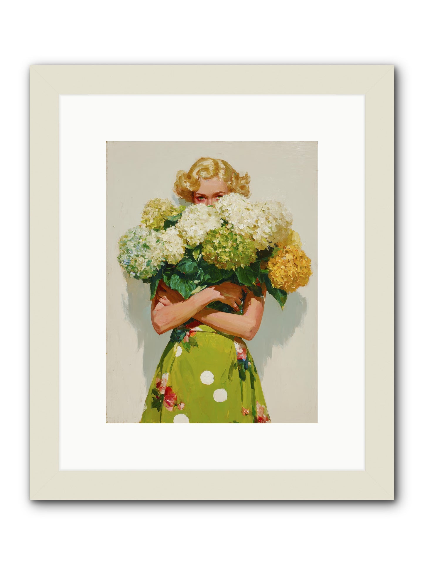 The Lark’s Return -- Framed Print - White 9x12