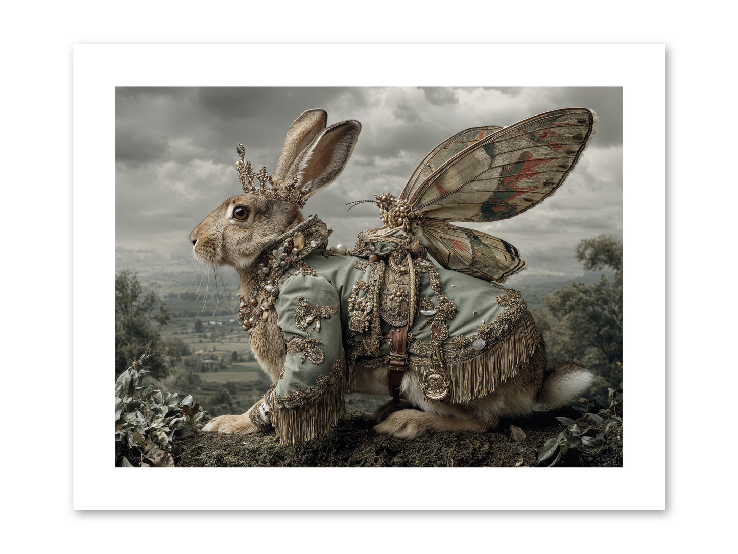 The Last Apricot Market -- Loose Canvas Print 12x9