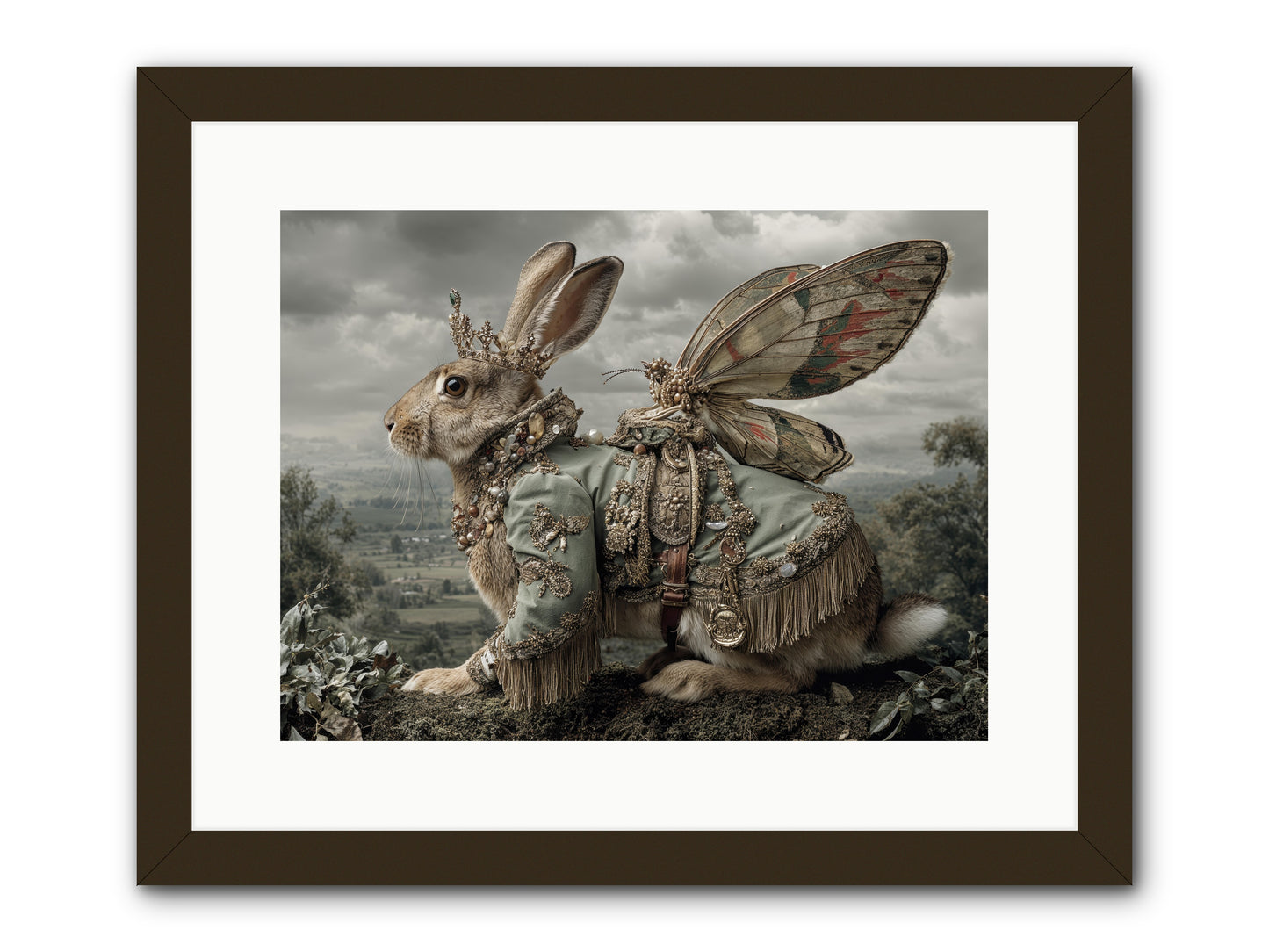 The Last Apricot Market -- Framed Print - Black 16x12