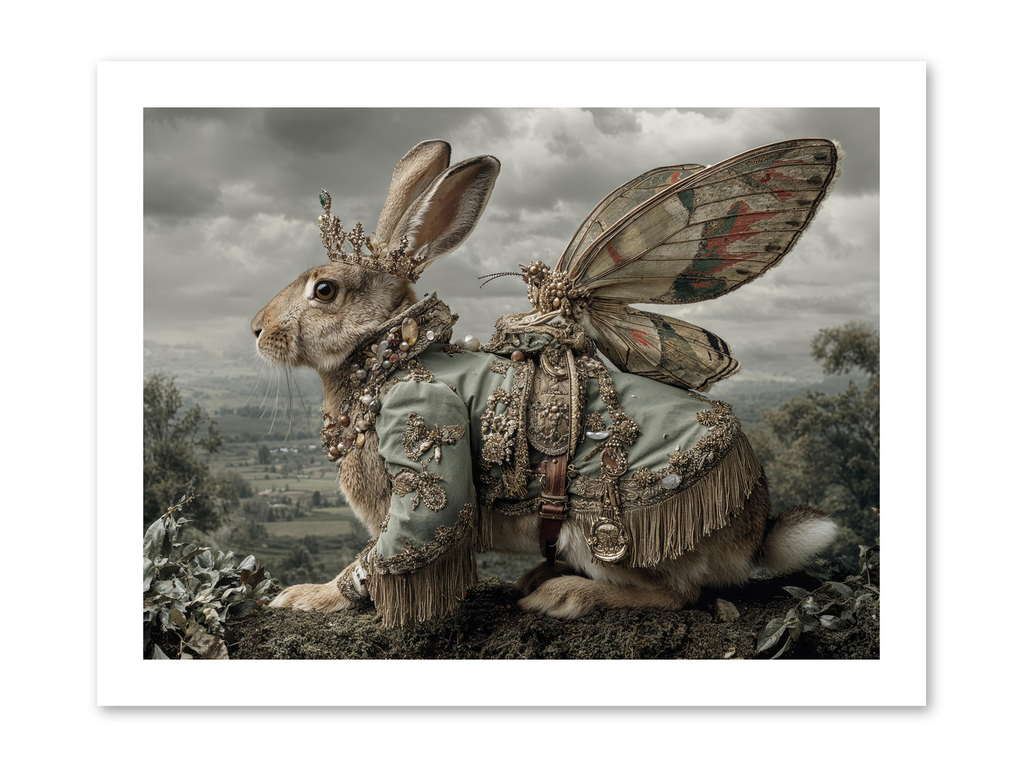 The Last Apricot Market -- Loose Canvas Print 16x12