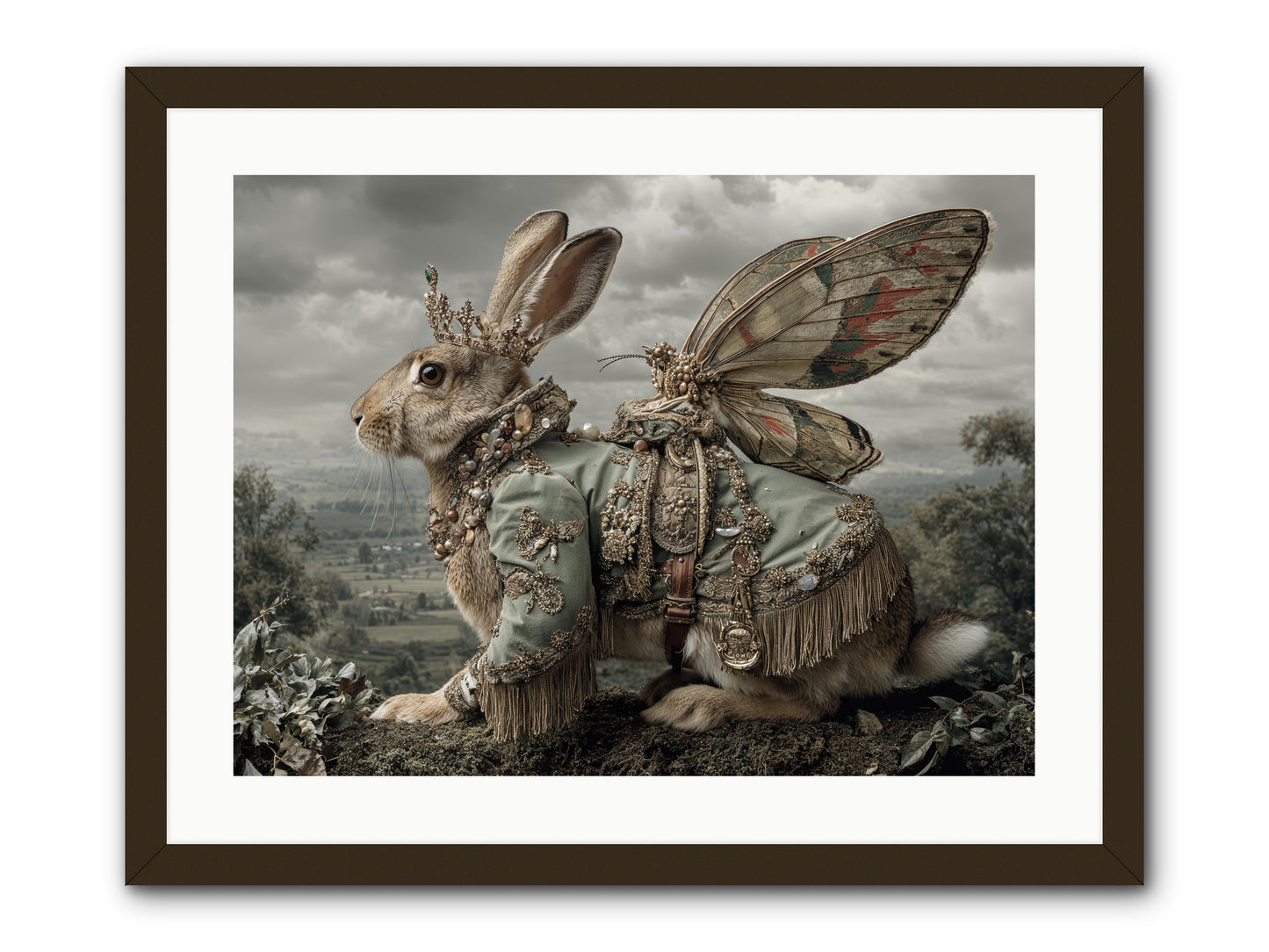 The Last Apricot Market -- Framed Print - Black 24x18