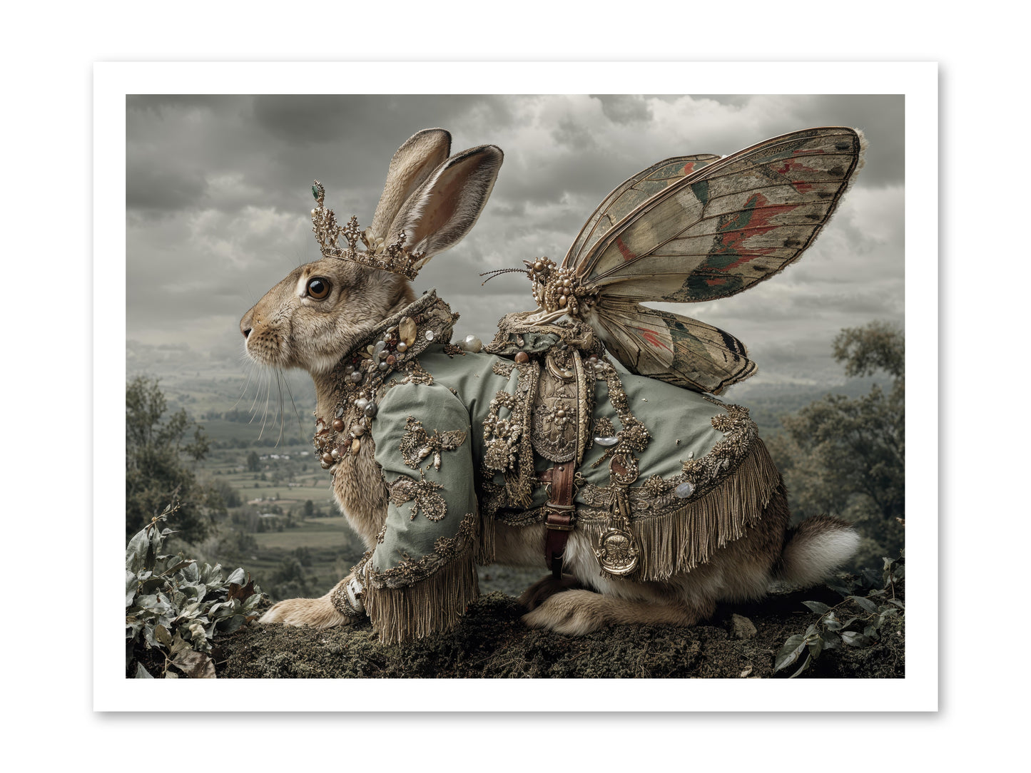 The Last Apricot Market -- Loose Canvas Print 24x18