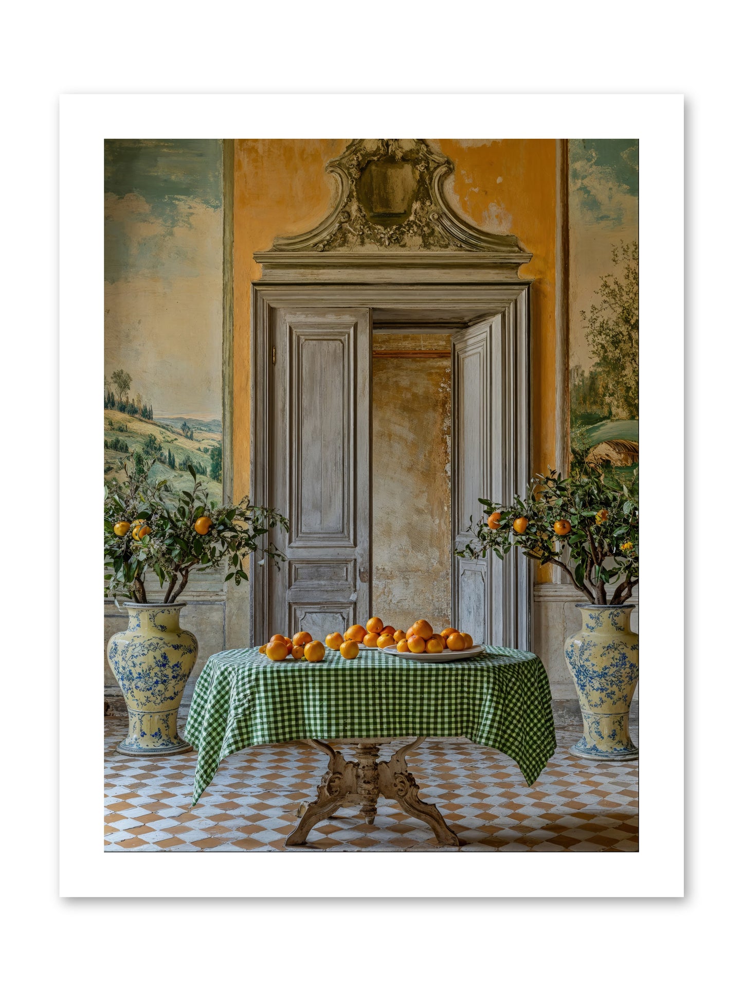 The Last Medici Garden -- Paper Print 12x16
