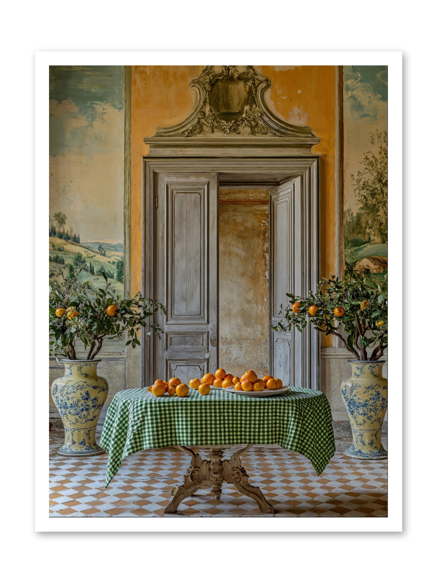 The Last Medici Garden -- Loose Canvas Print 24x32