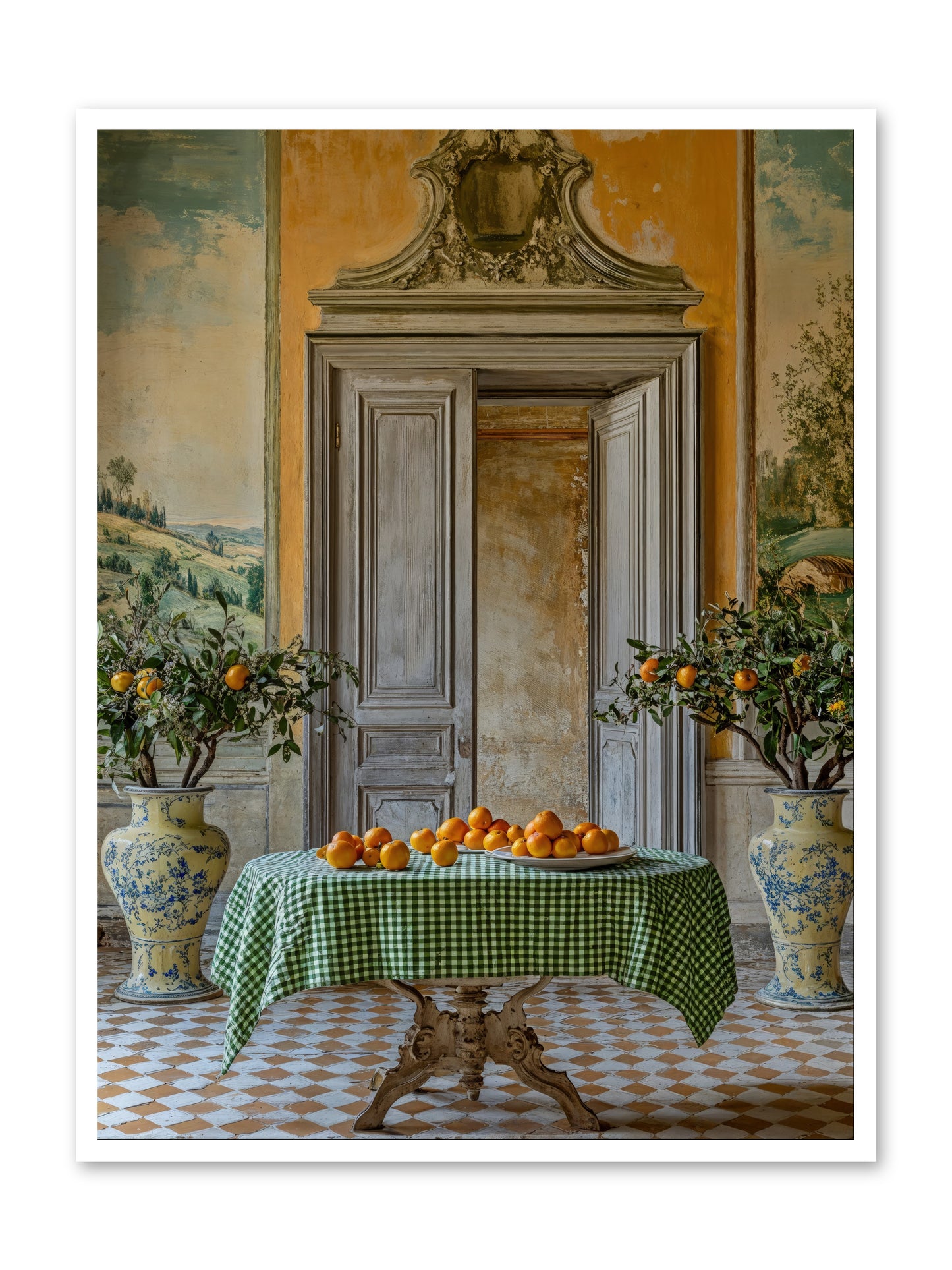 The Last Medici Garden -- Loose Canvas Print 36x48