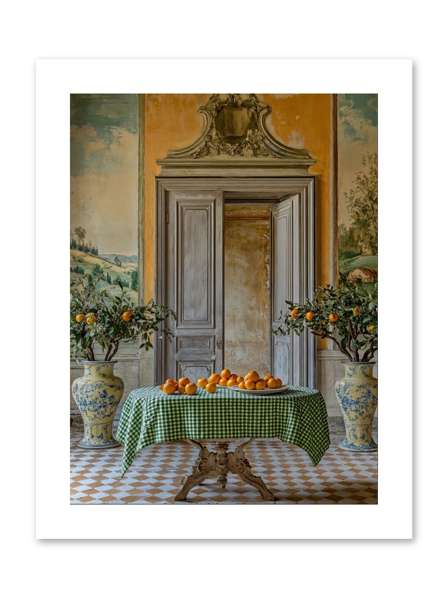 The Last Medici Garden -- Paper Print 9x12