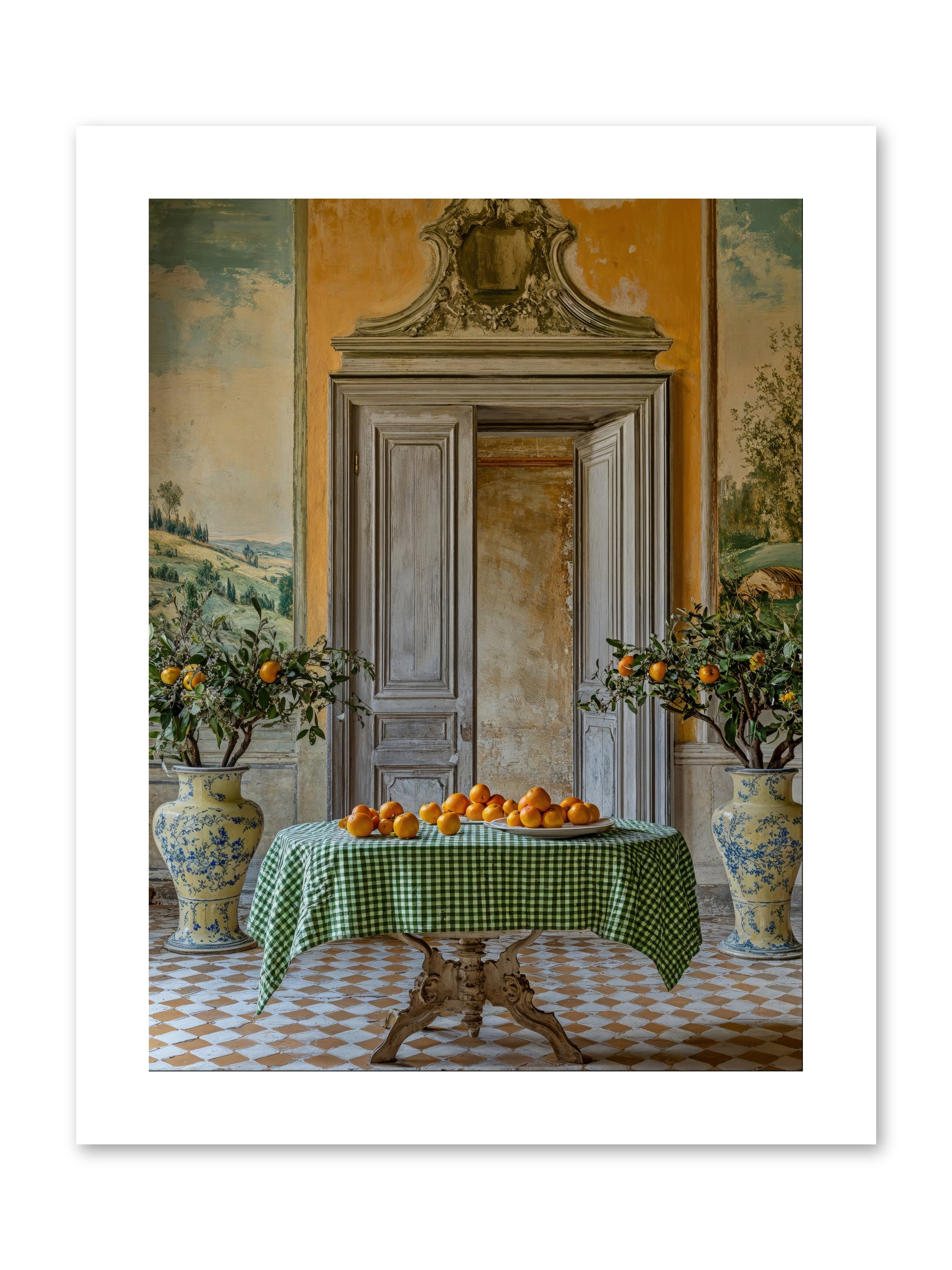 The Last Medici Garden -- Paper Print 9x12