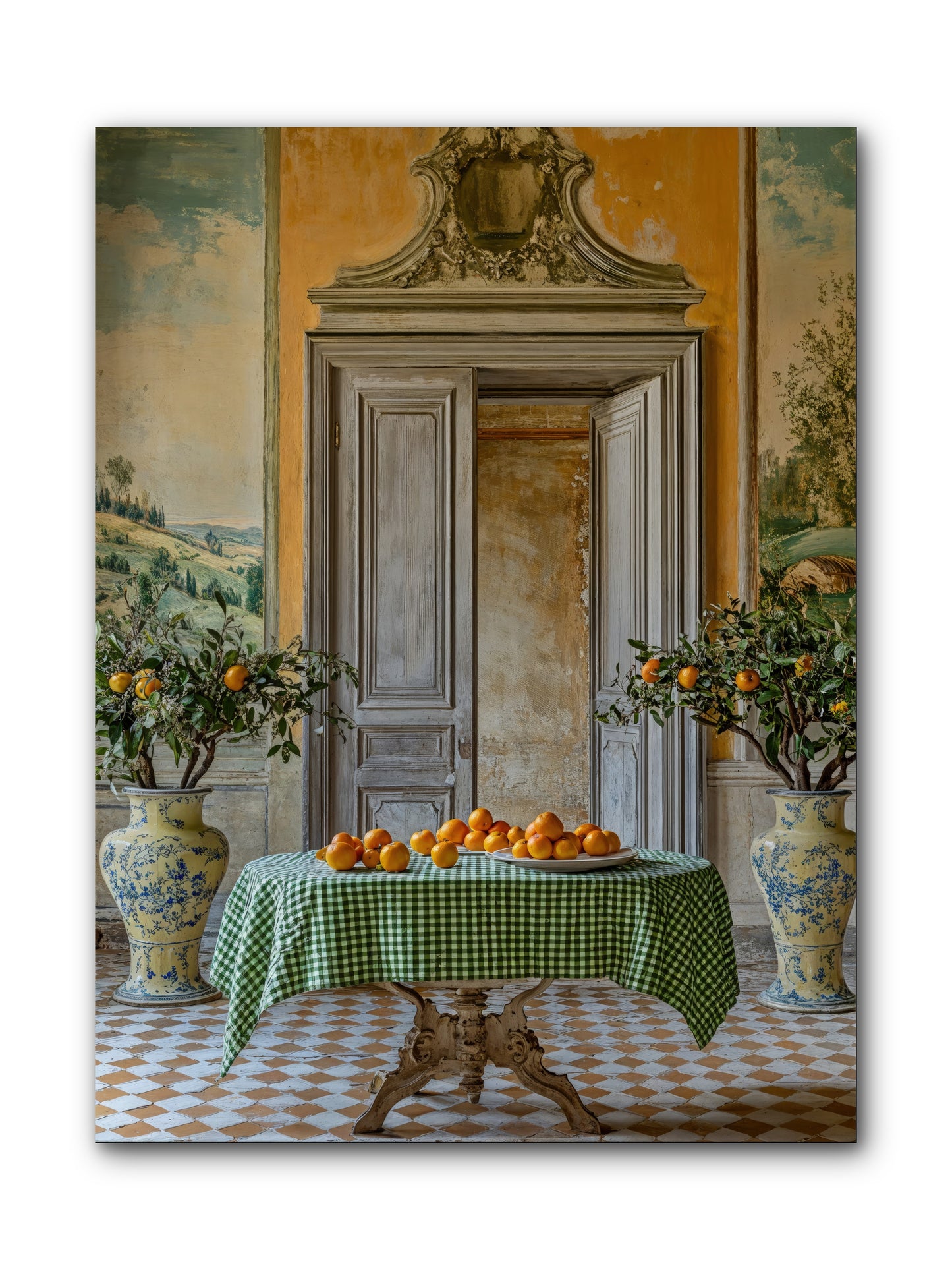 The Last Medici Garden -- Wrapped Canvas 9x12