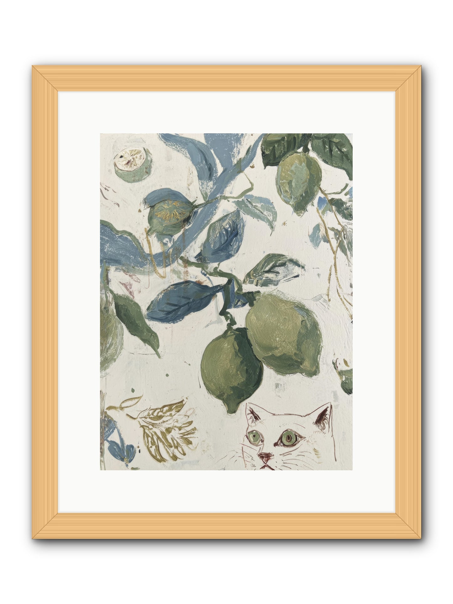 The Lemon Tart Conspiracy -- Framed Print - Natural 12x16