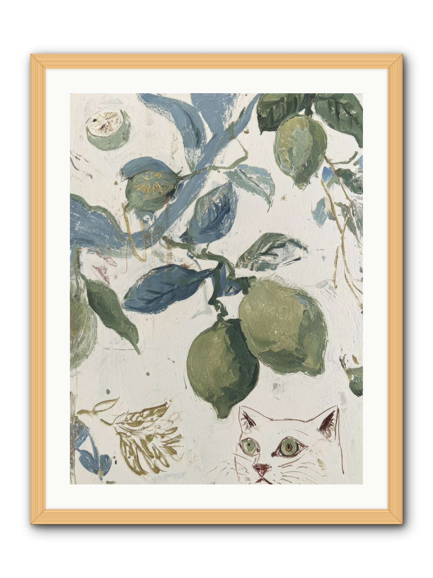 The Lemon Tart Conspiracy -- Framed Print - Natural 24x32
