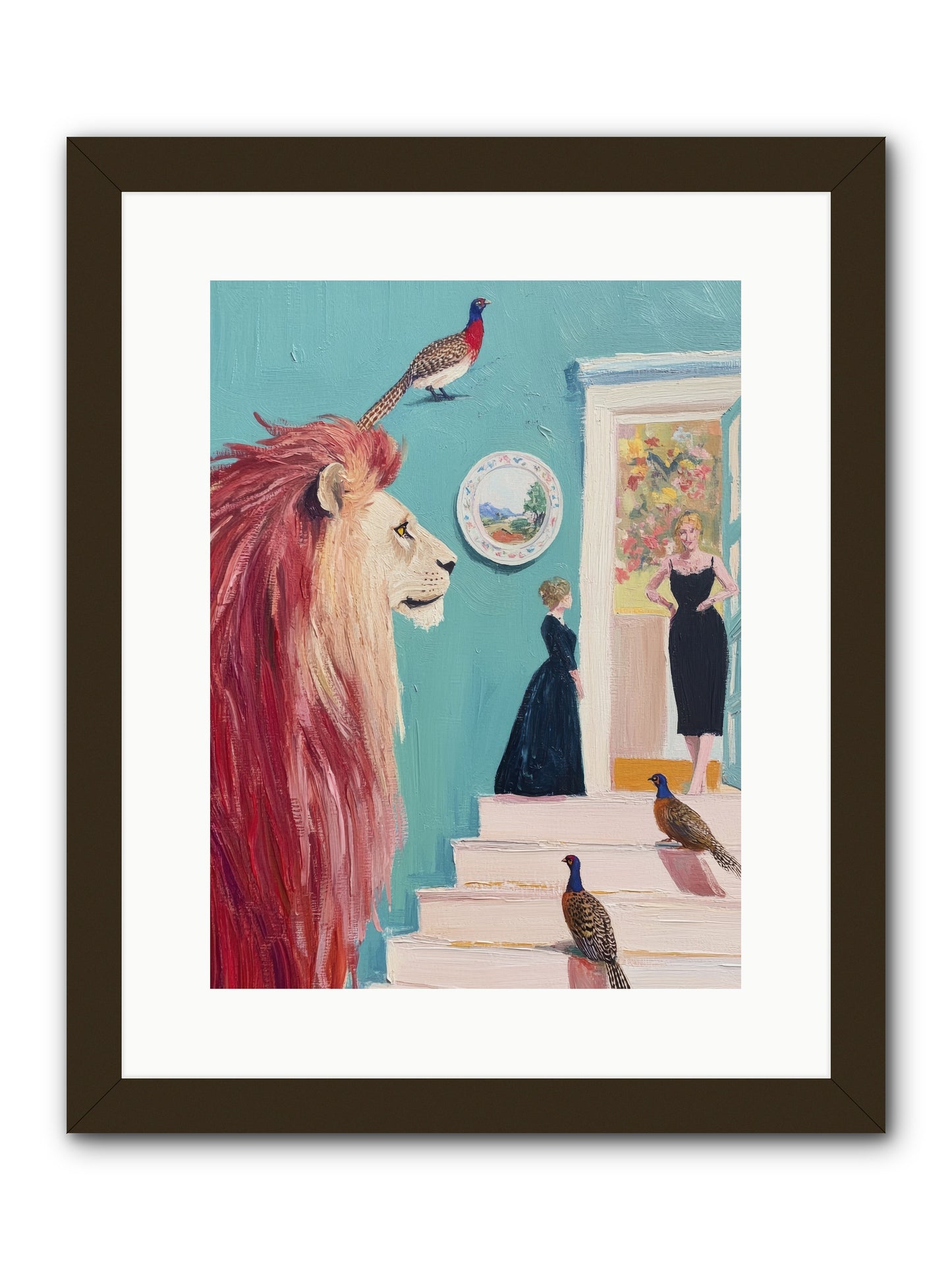 The Linden Atelier-REZ -- Framed Print - Black 12x16