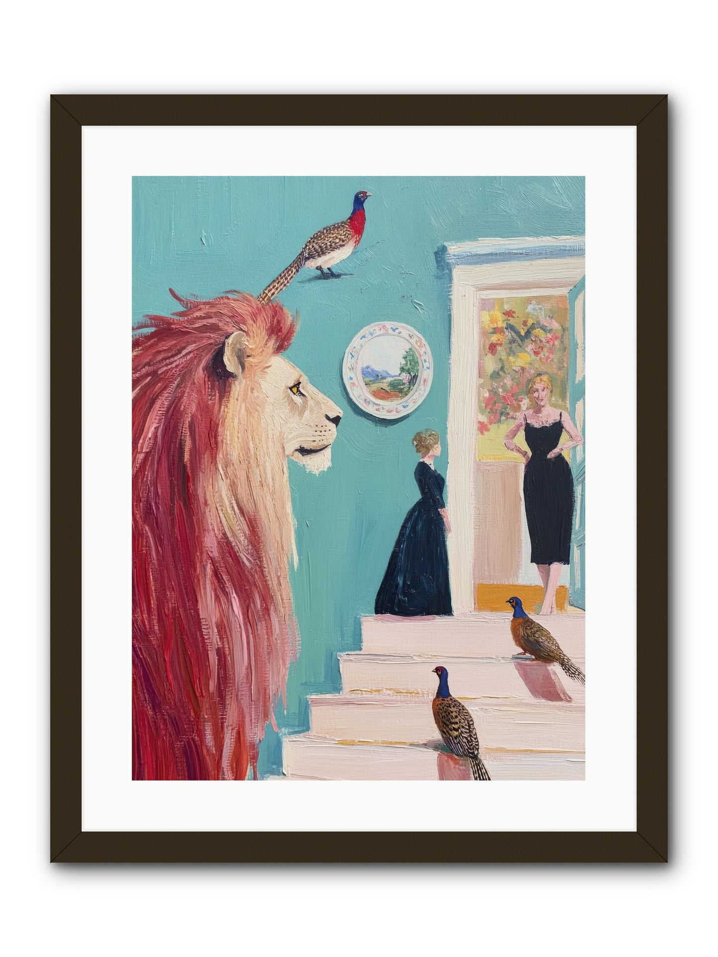 The Linden Atelier-REZ -- Framed Print - Black 18x24