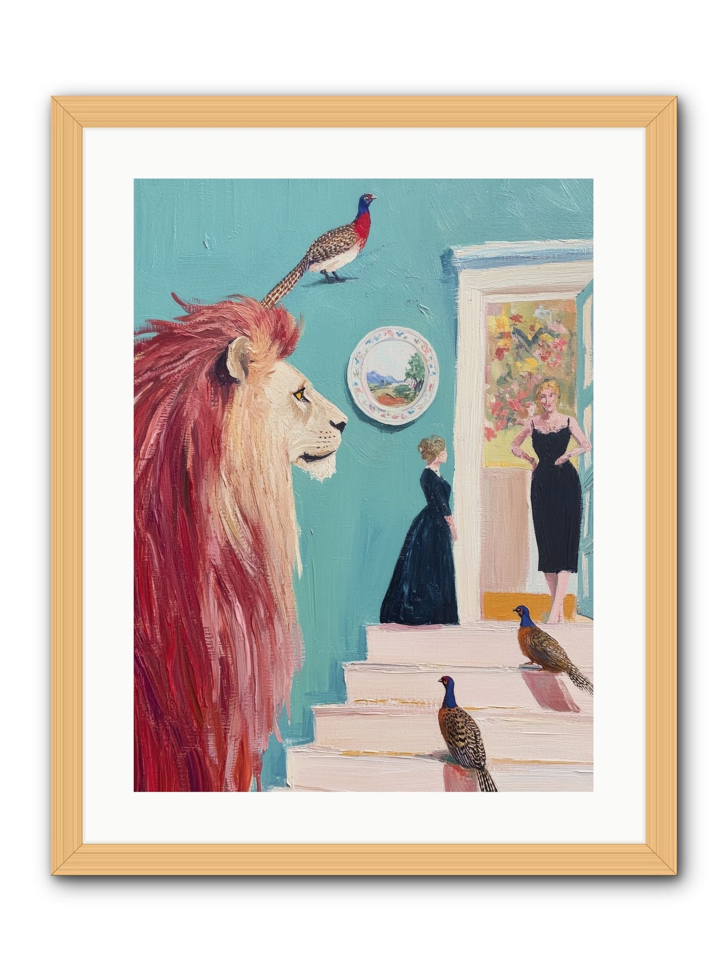 The Linden Atelier-REZ -- Framed Print - Natural 18x24