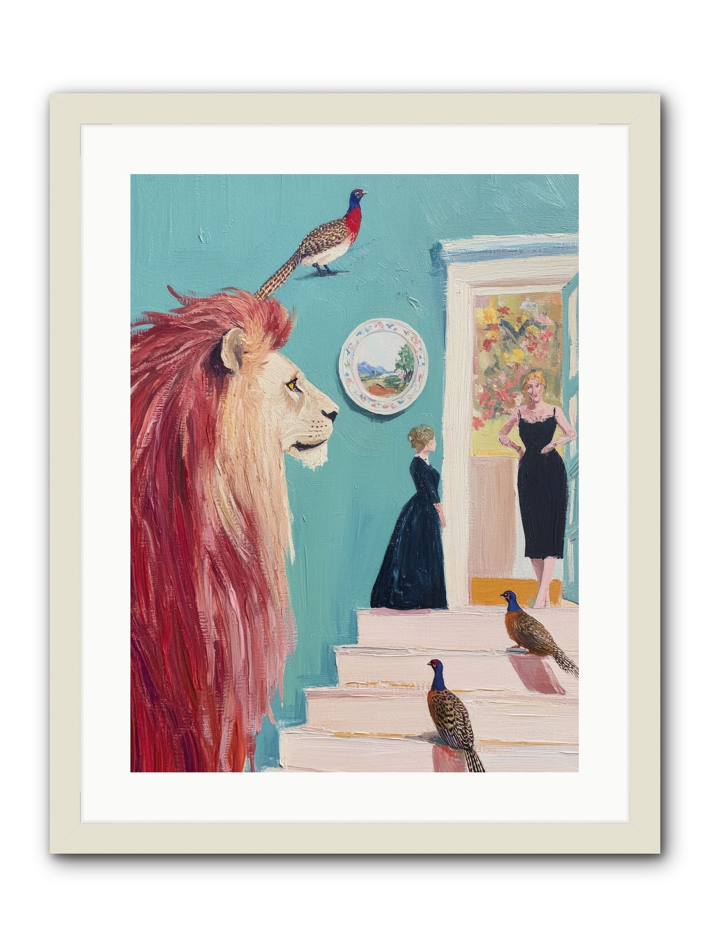The Linden Atelier-REZ -- Framed Print - White 18x24