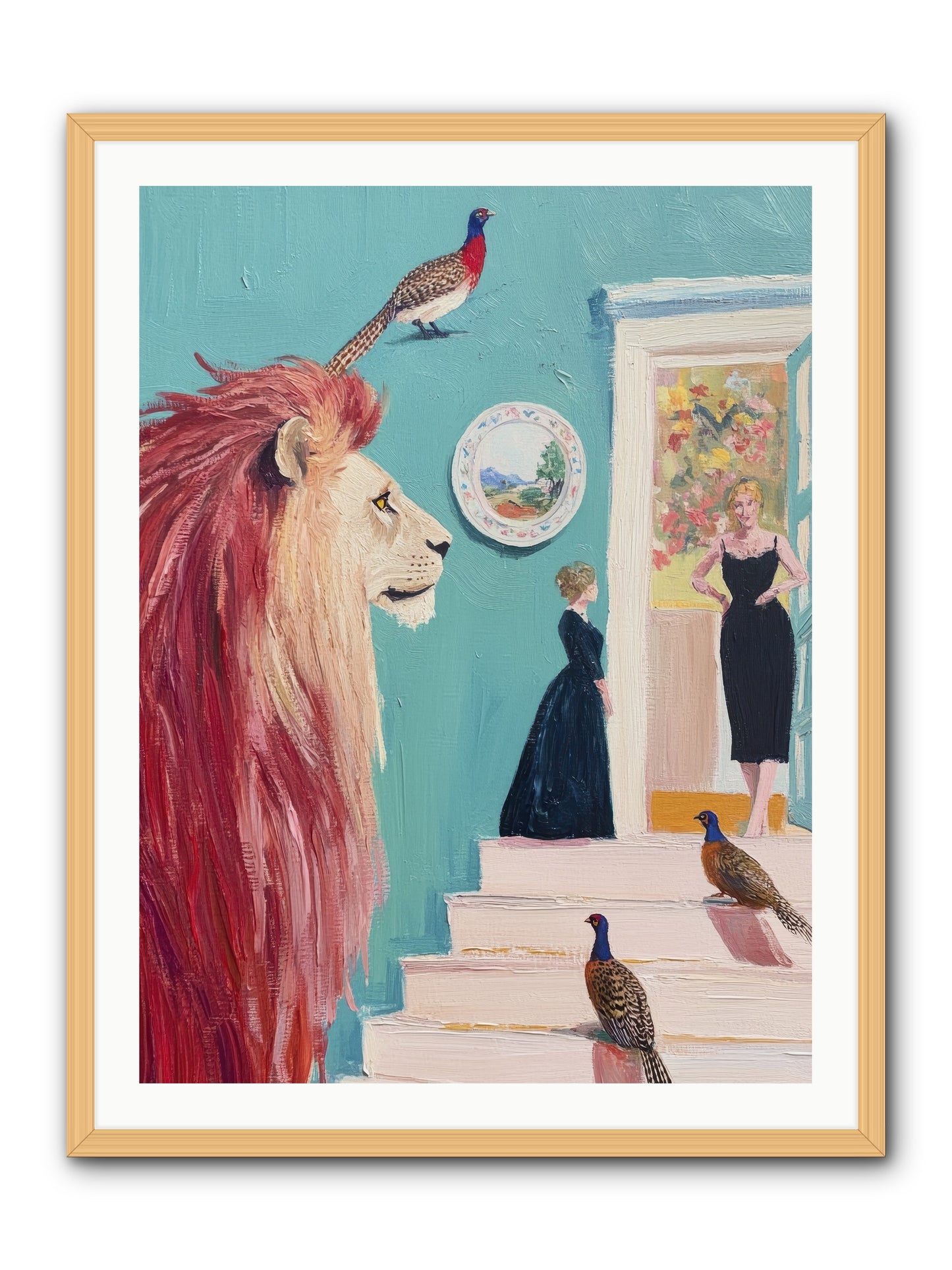 The Linden Atelier-REZ -- Framed Print - Natural 30x40