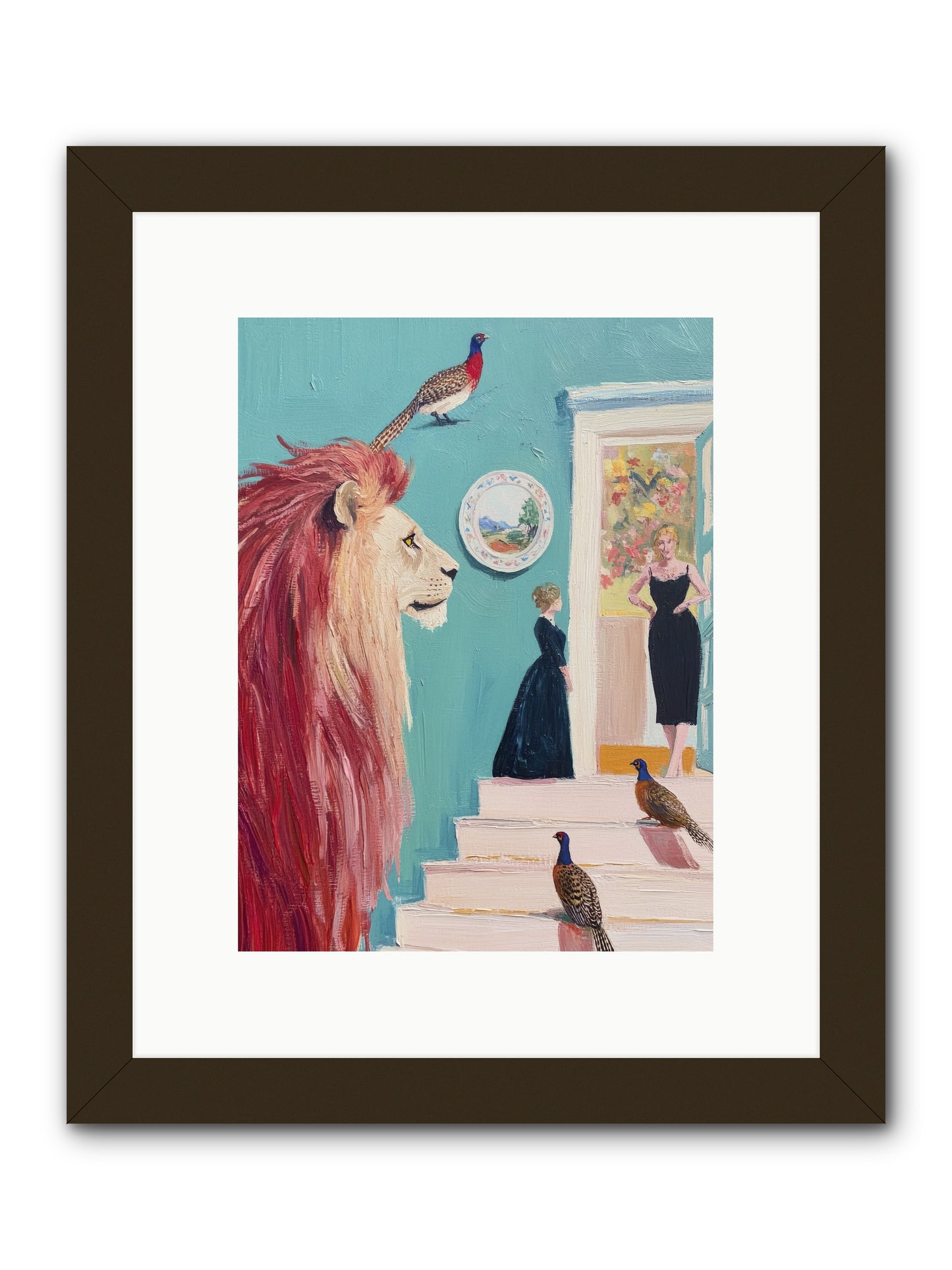 The Linden Atelier-REZ -- Framed Print - Black 9x12