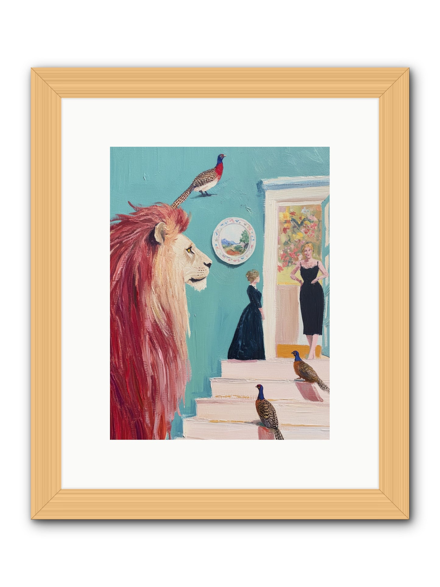 The Linden Atelier-REZ -- Framed Print - Natural 9x12
