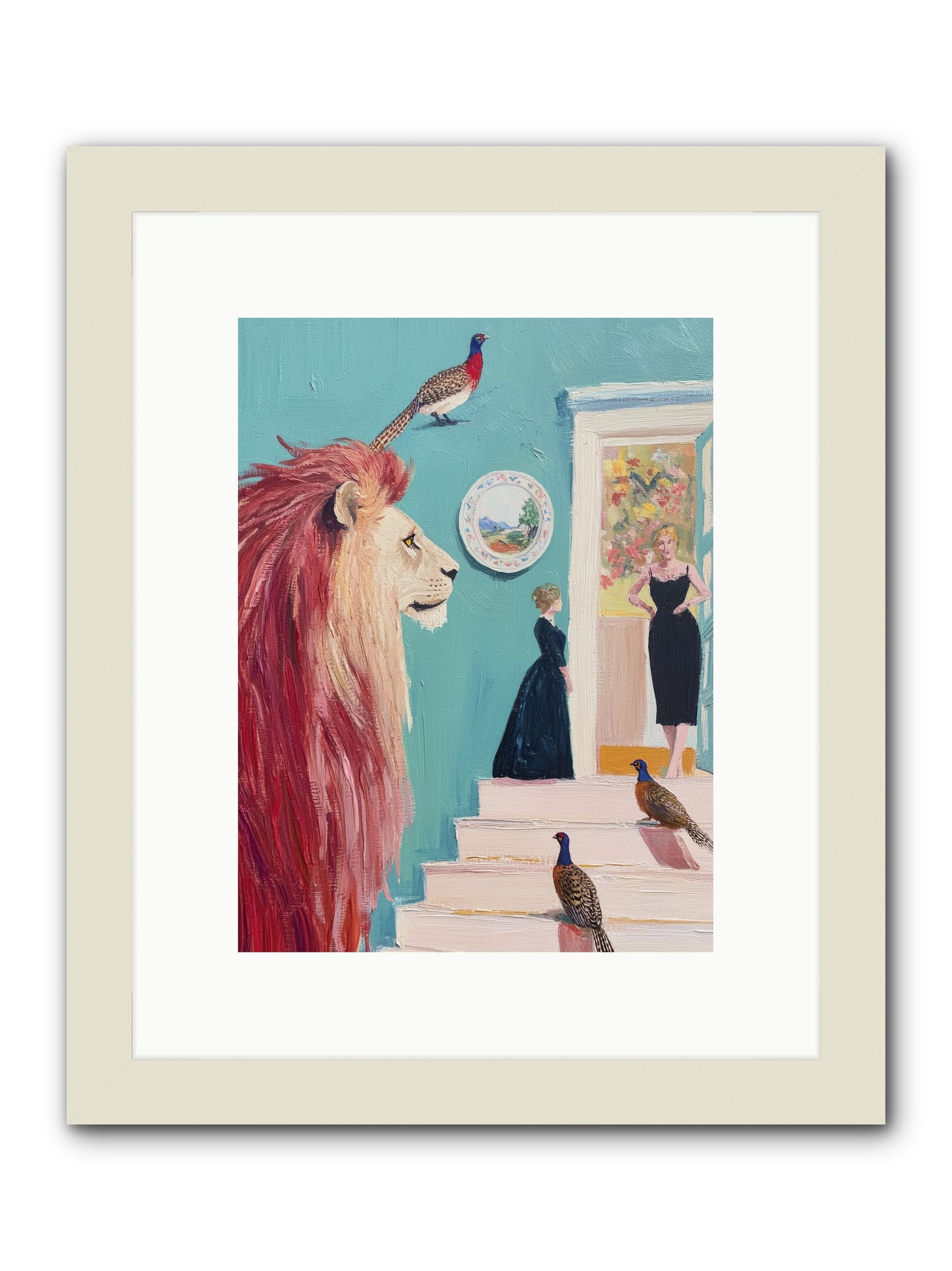 The Linden Atelier-REZ -- Framed Print - White 9x12