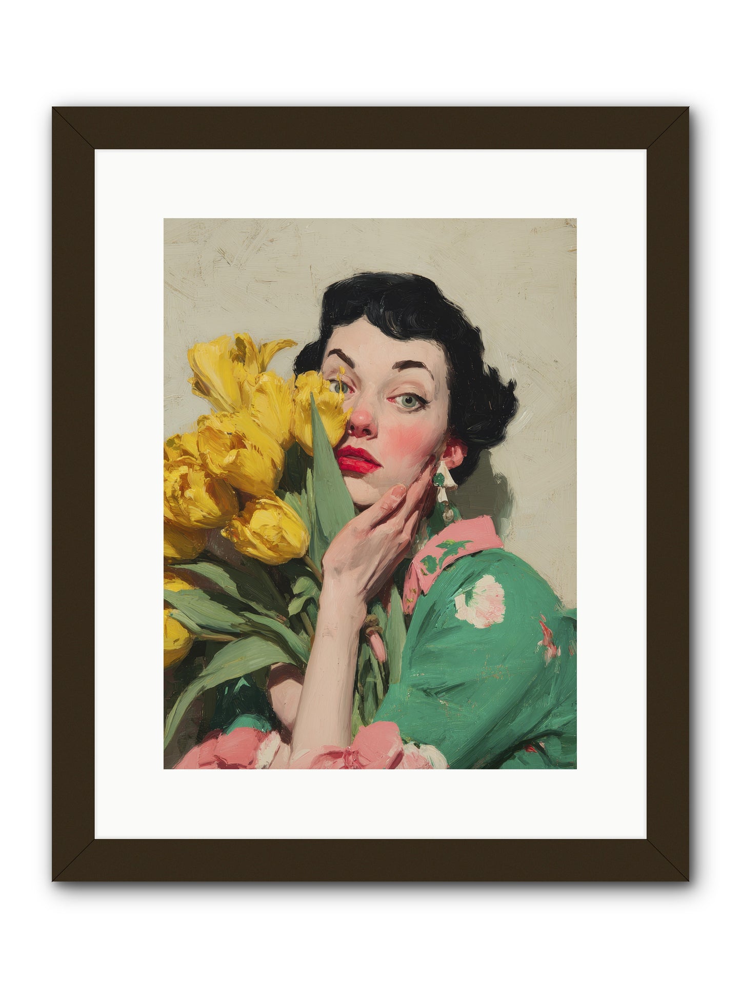 The Linen Conspiracy -- Framed Print - Black 12x16