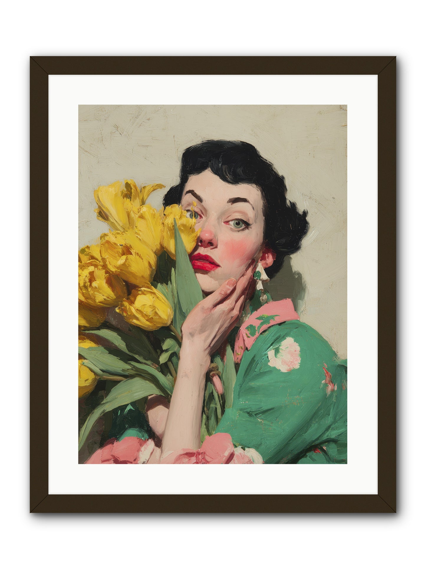 The Linen Conspiracy -- Framed Print - Black 18x24