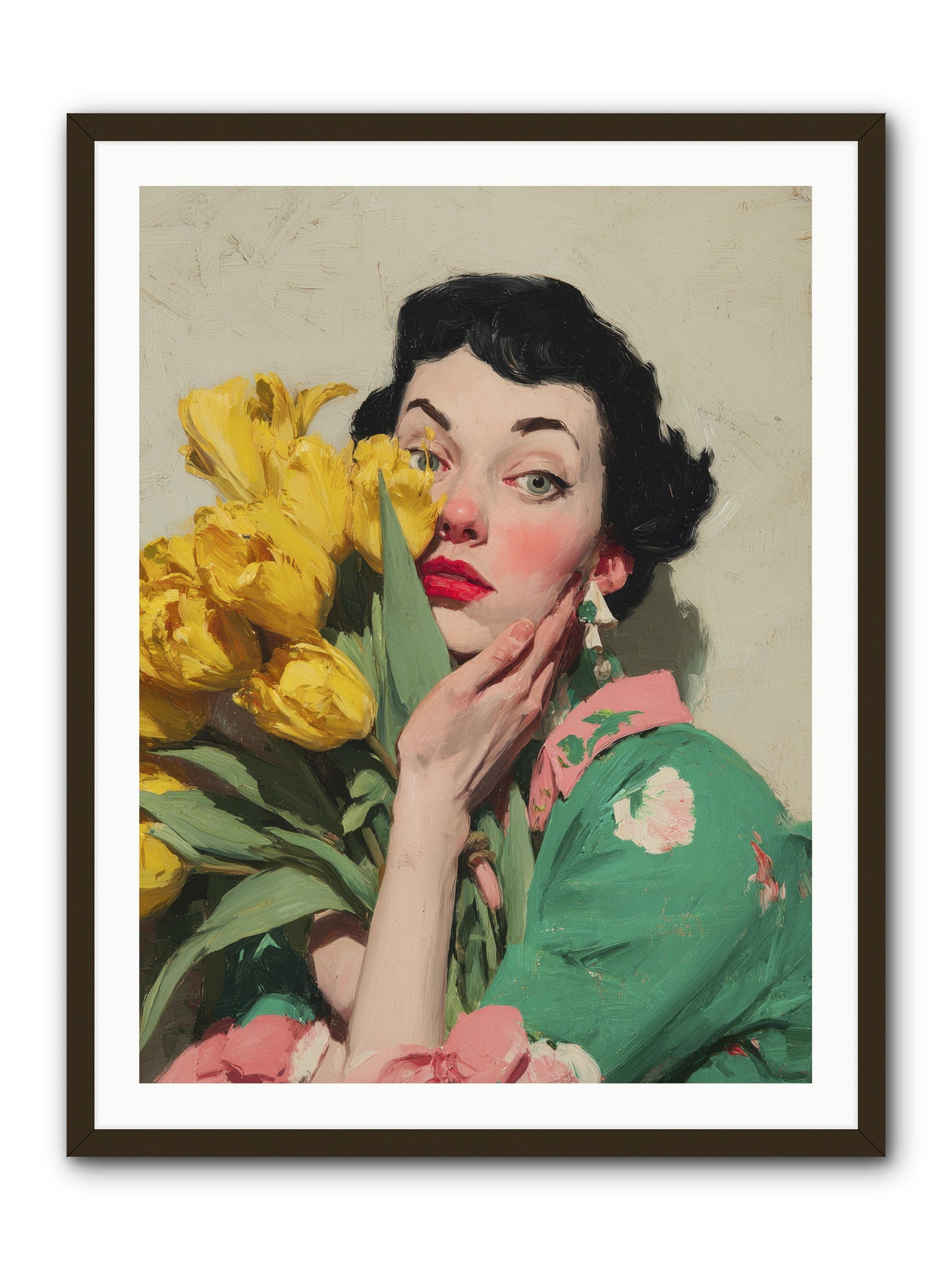The Linen Conspiracy -- Framed Print - Black 30x40