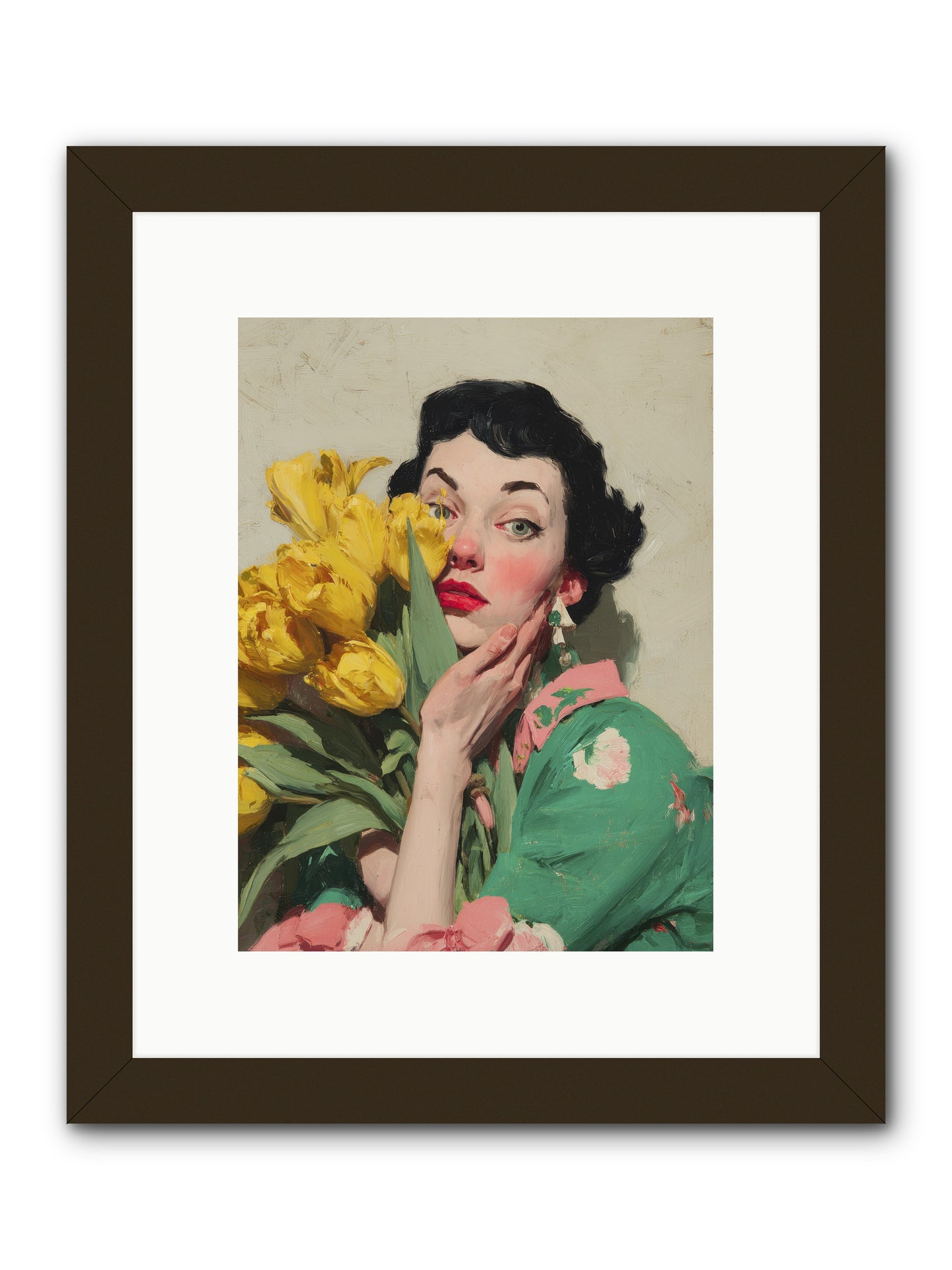 The Linen Conspiracy -- Framed Print - Black 9x12