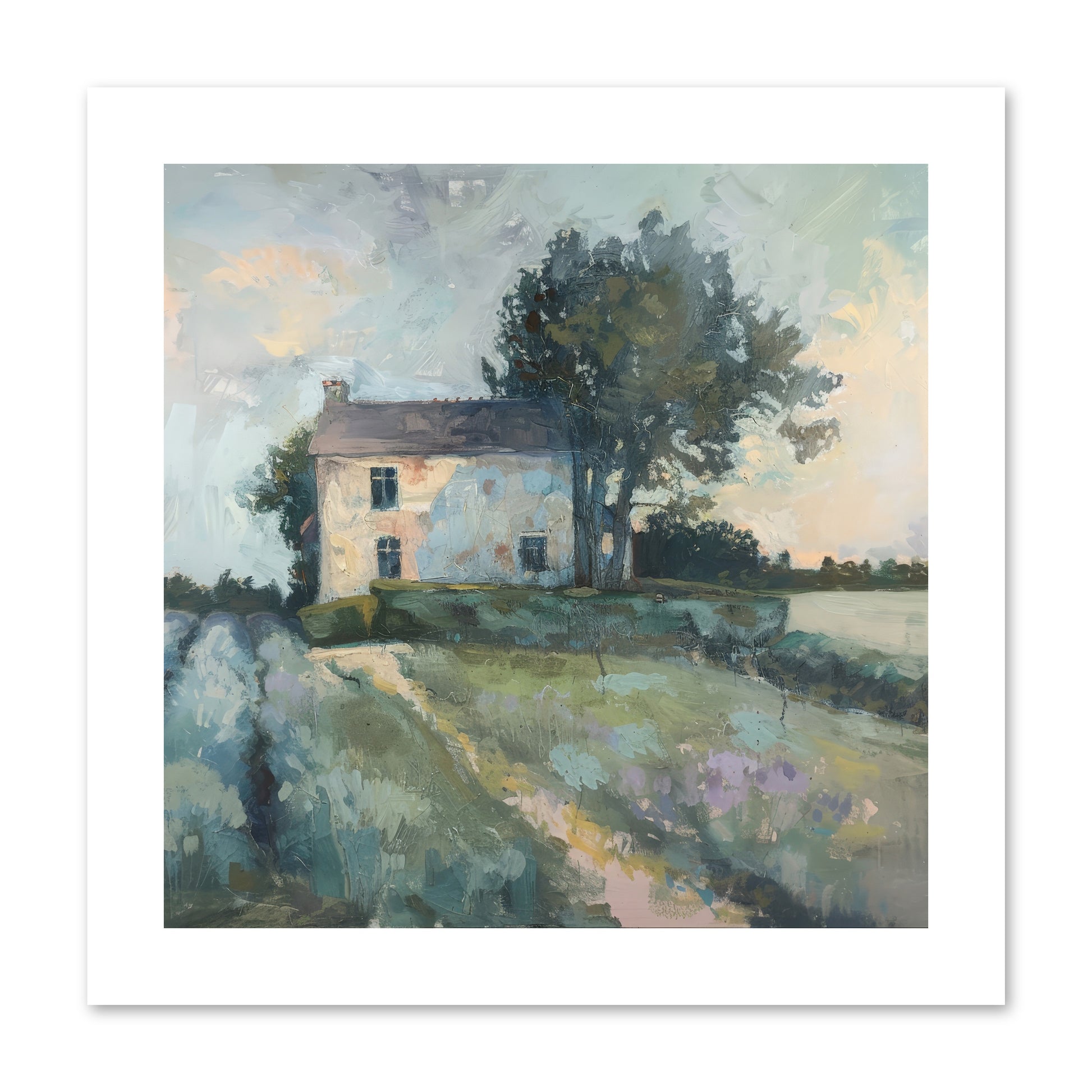 The Linen House -- Paper Print 10x10