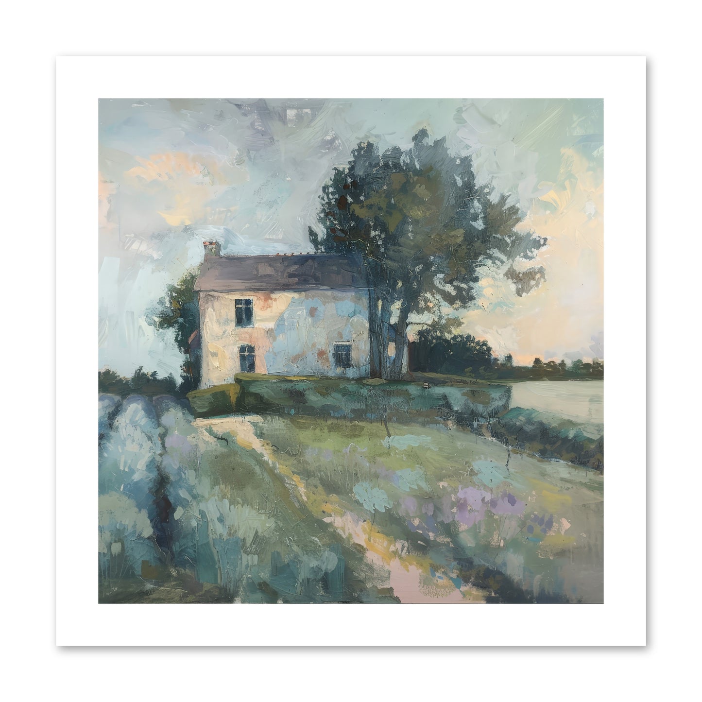 The Linen House -- Loose Canvas Print 12x12