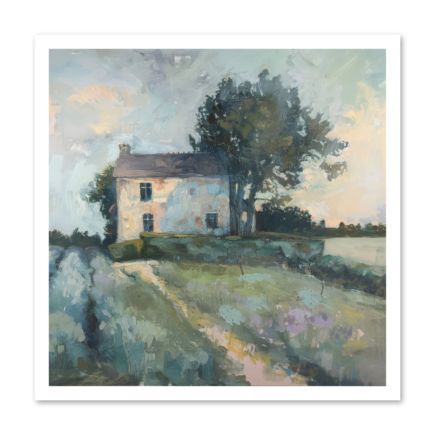 The Linen House -- Paper Print 24x24