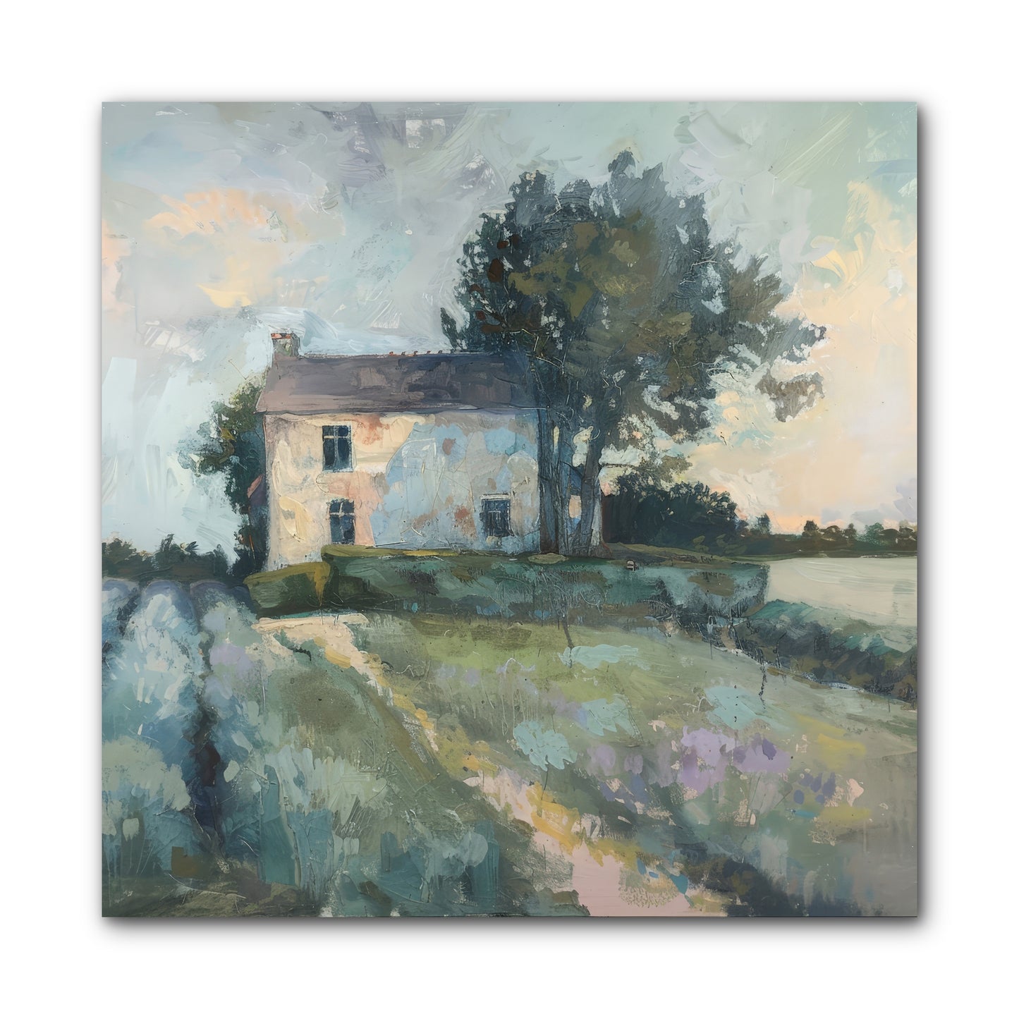 The Linen House -- Wrapped Canvas 10x10