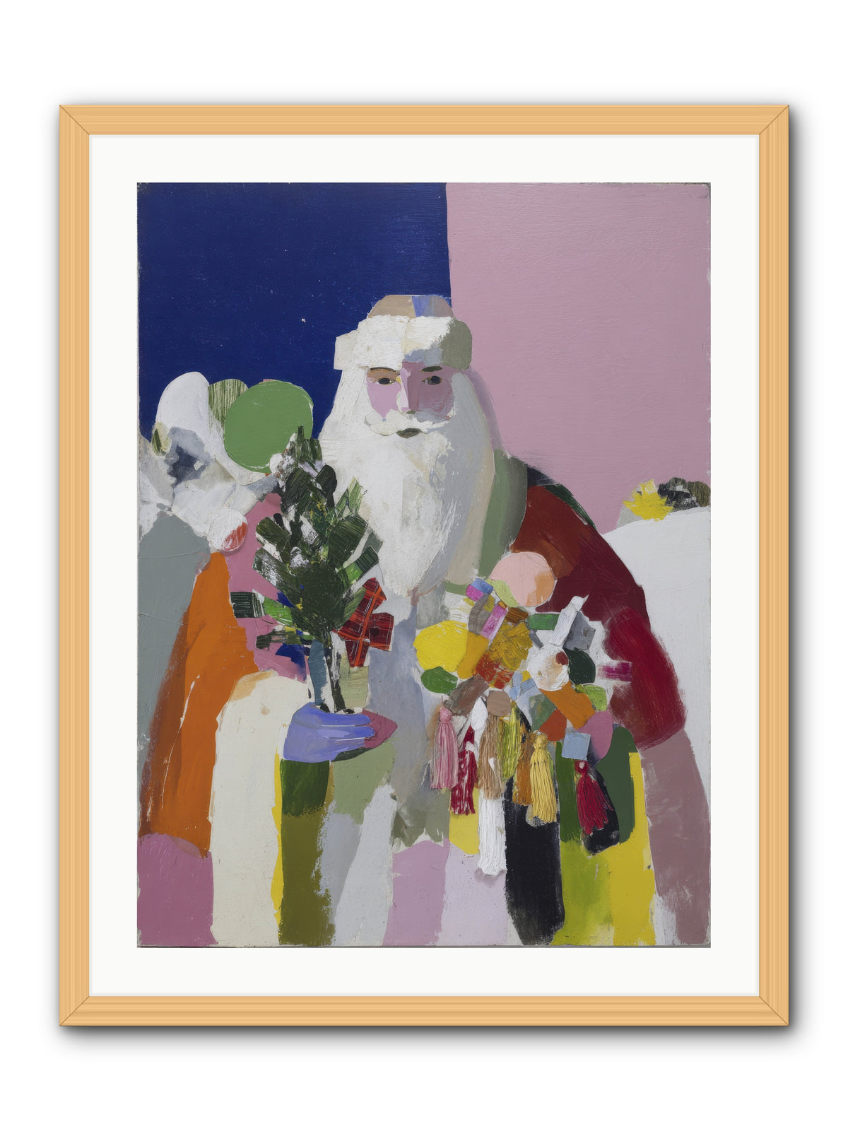 The List Keeper -- Framed Print - Natural 24x32