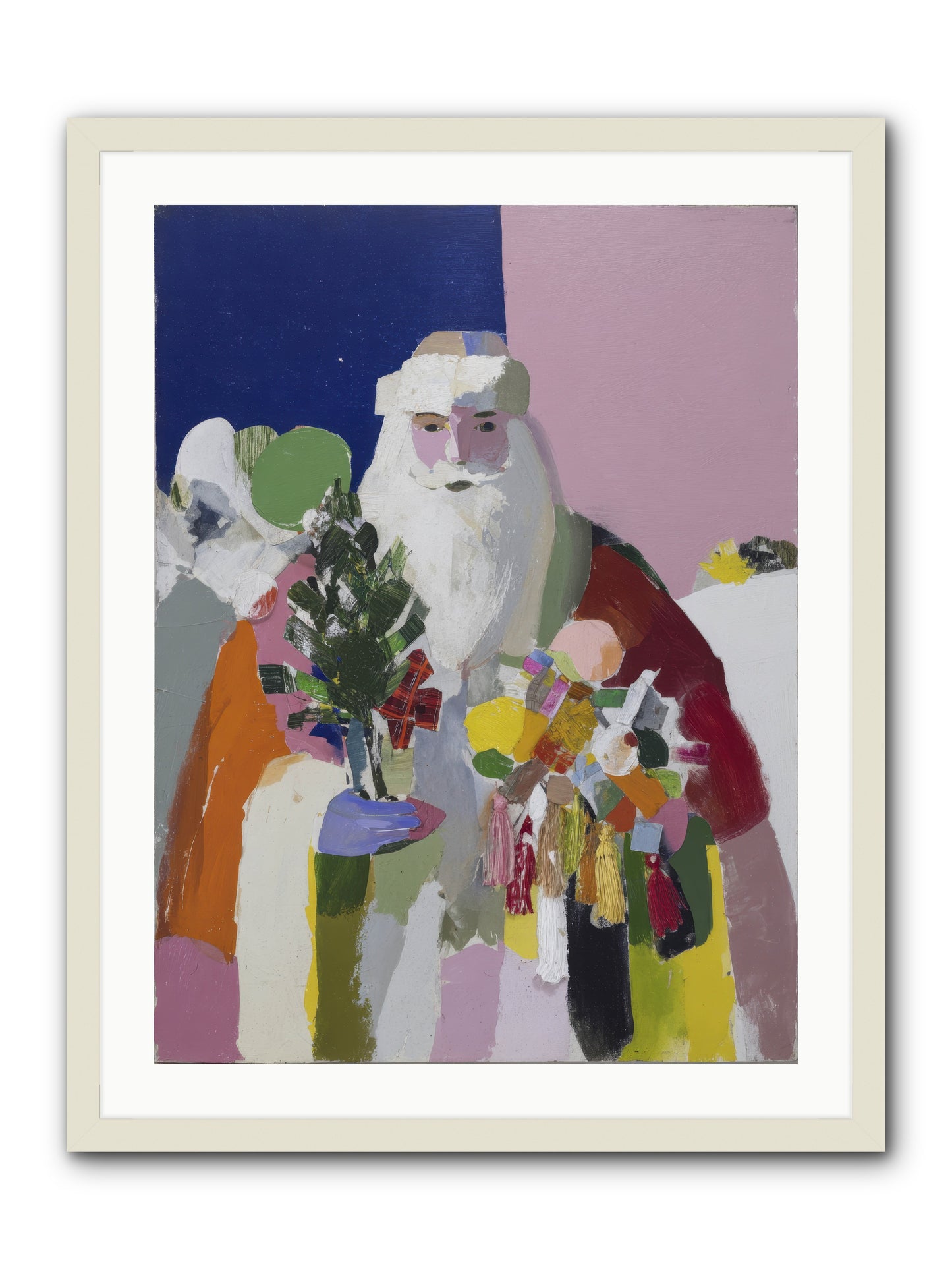 The List Keeper -- Framed Print - White 24x32