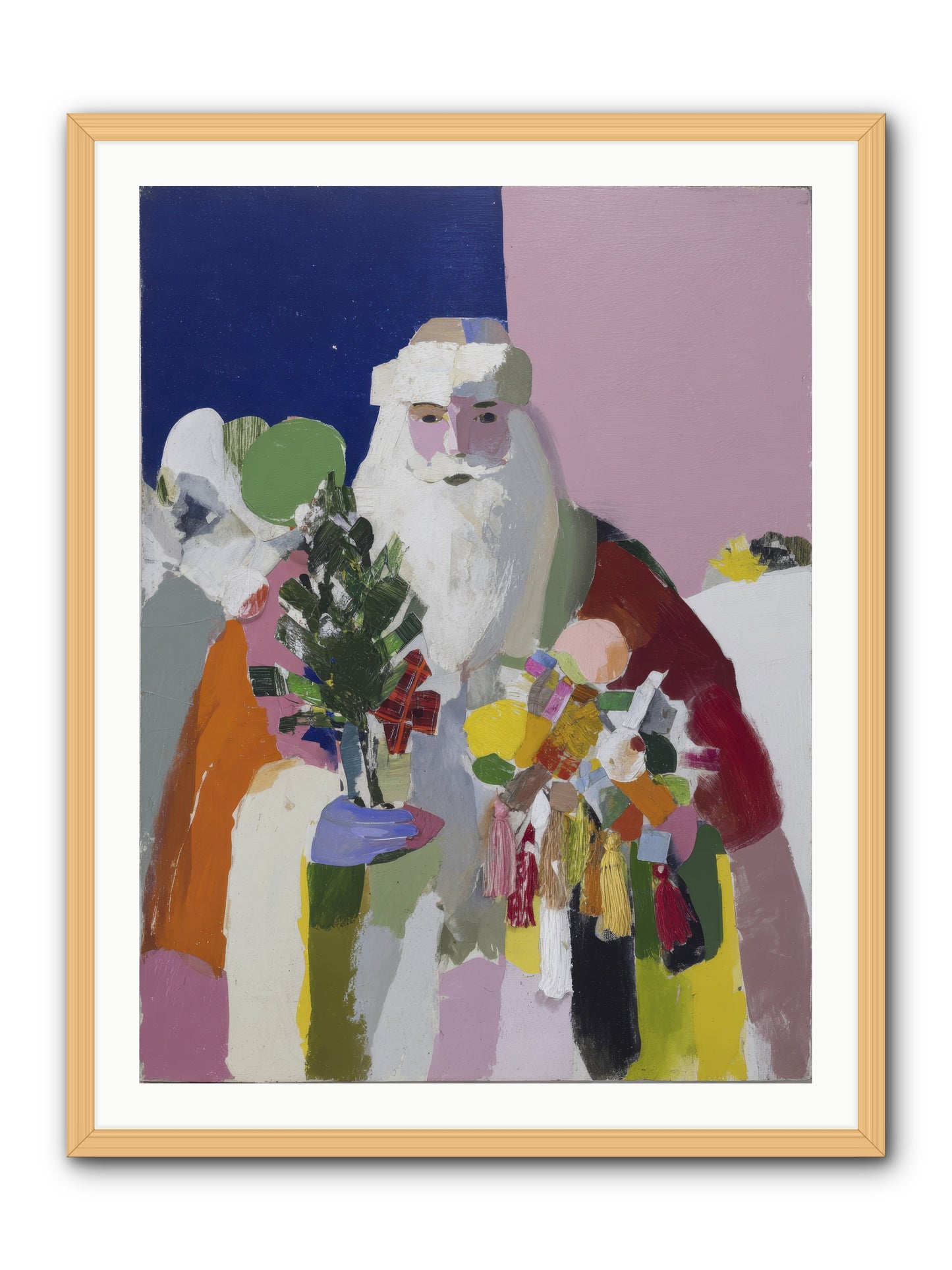 The List Keeper -- Framed Print - Natural 30x40