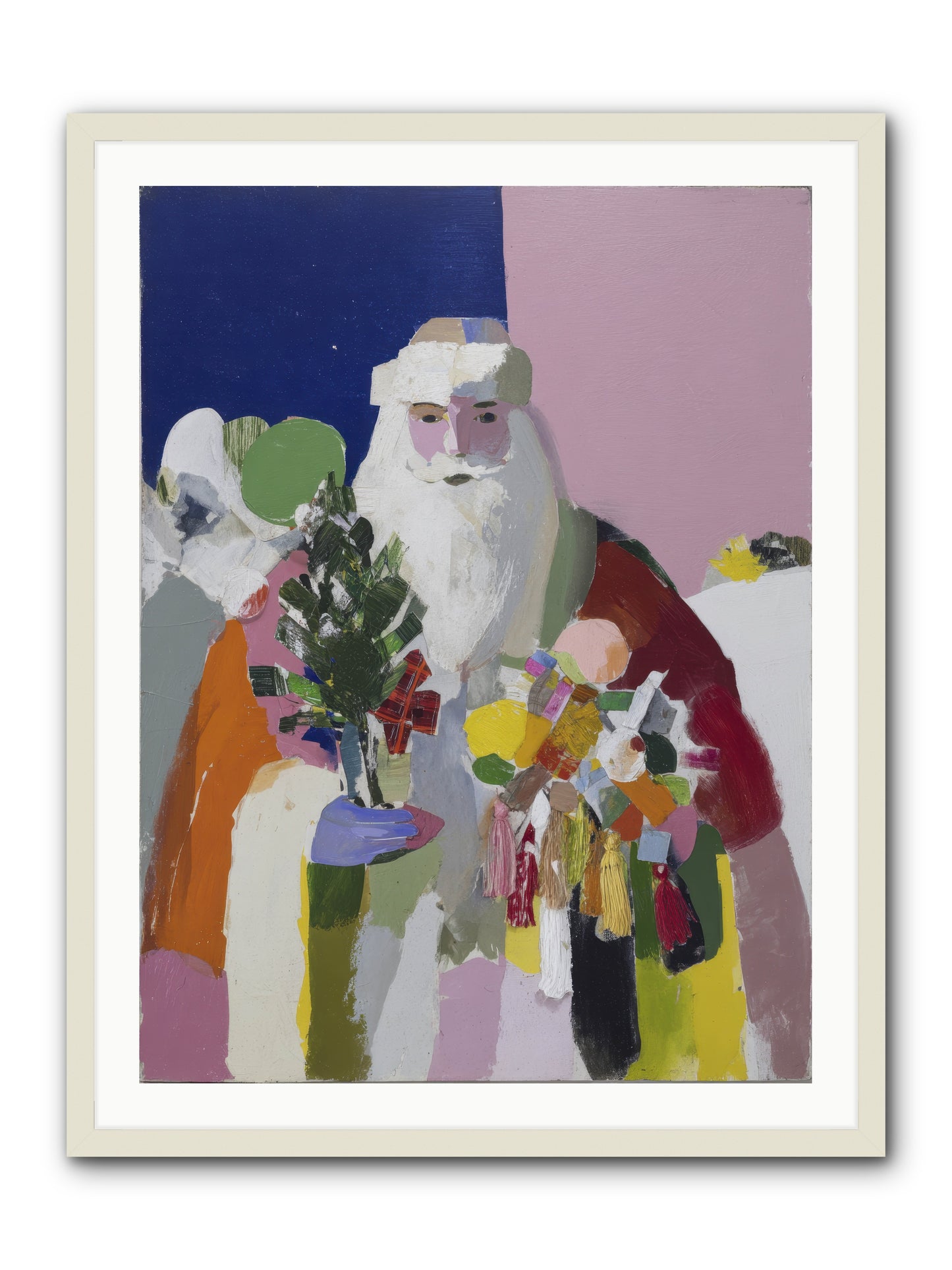 The List Keeper -- Framed Print - White 30x40