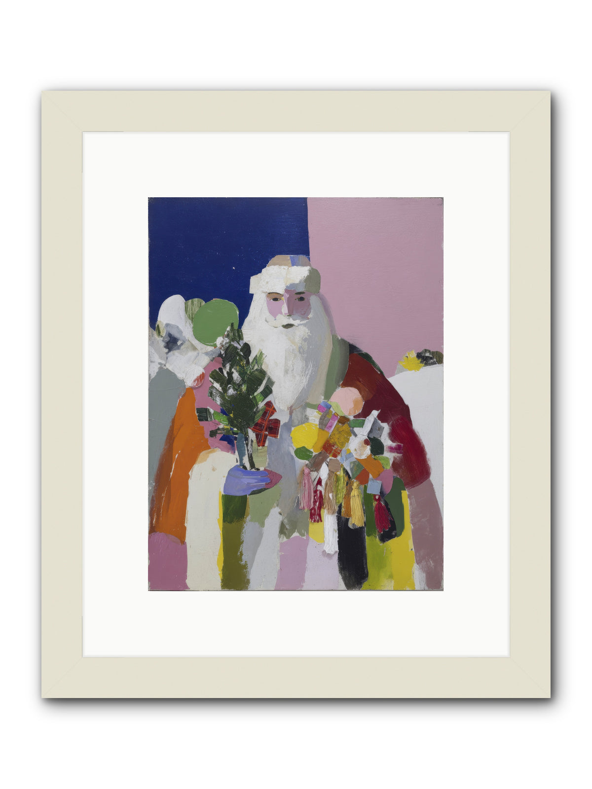 The List Keeper -- Framed Print - White 9x12