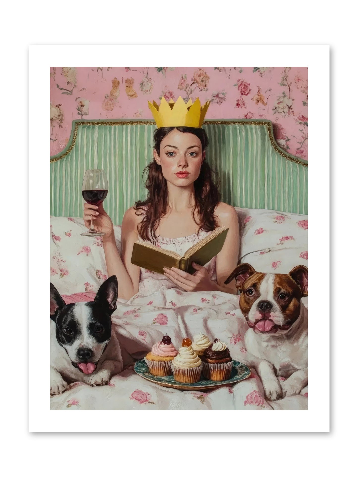 The Literary Feast -- Paper Print 12x16