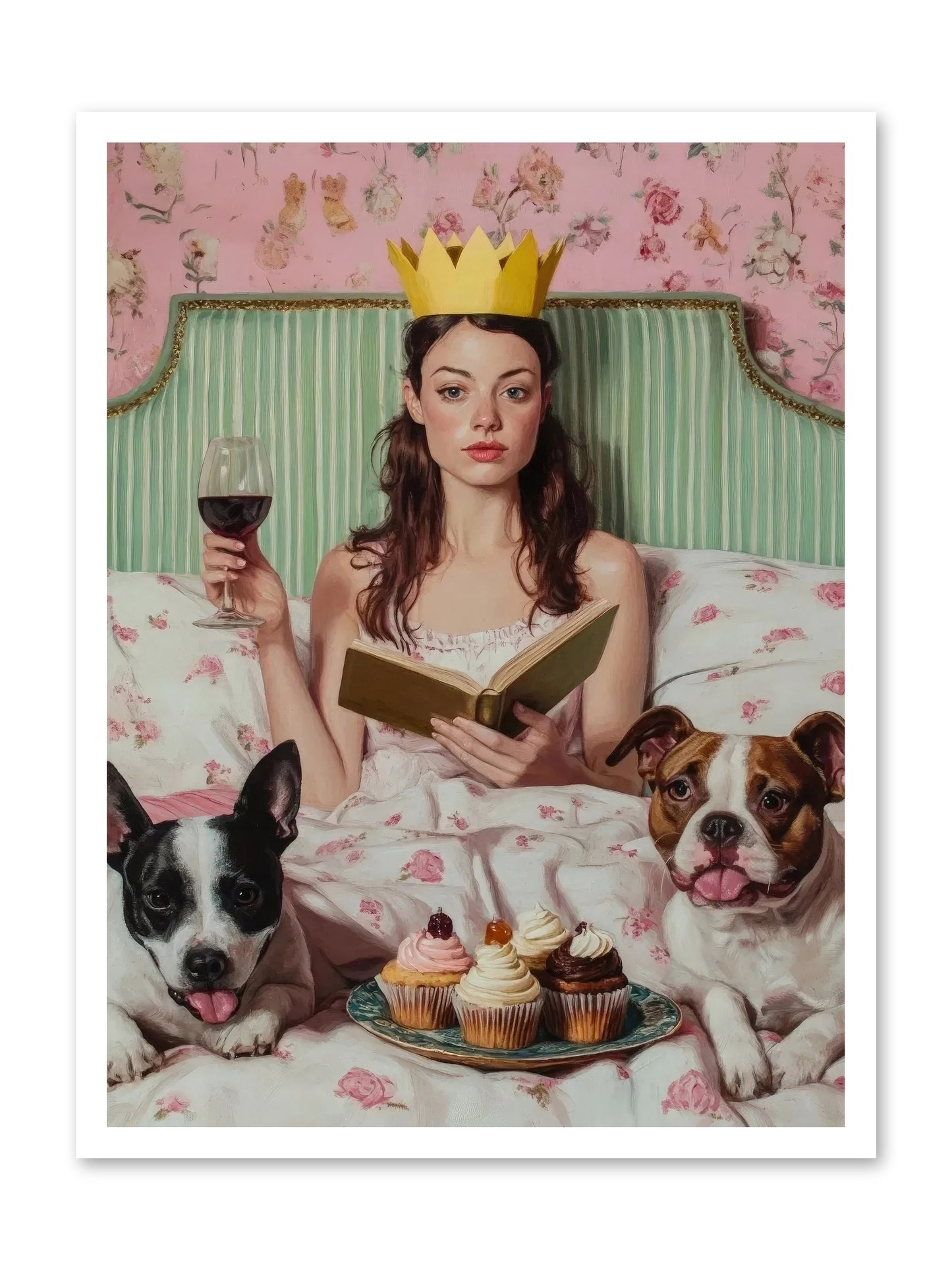 The Literary Feast -- Paper Print 24x32