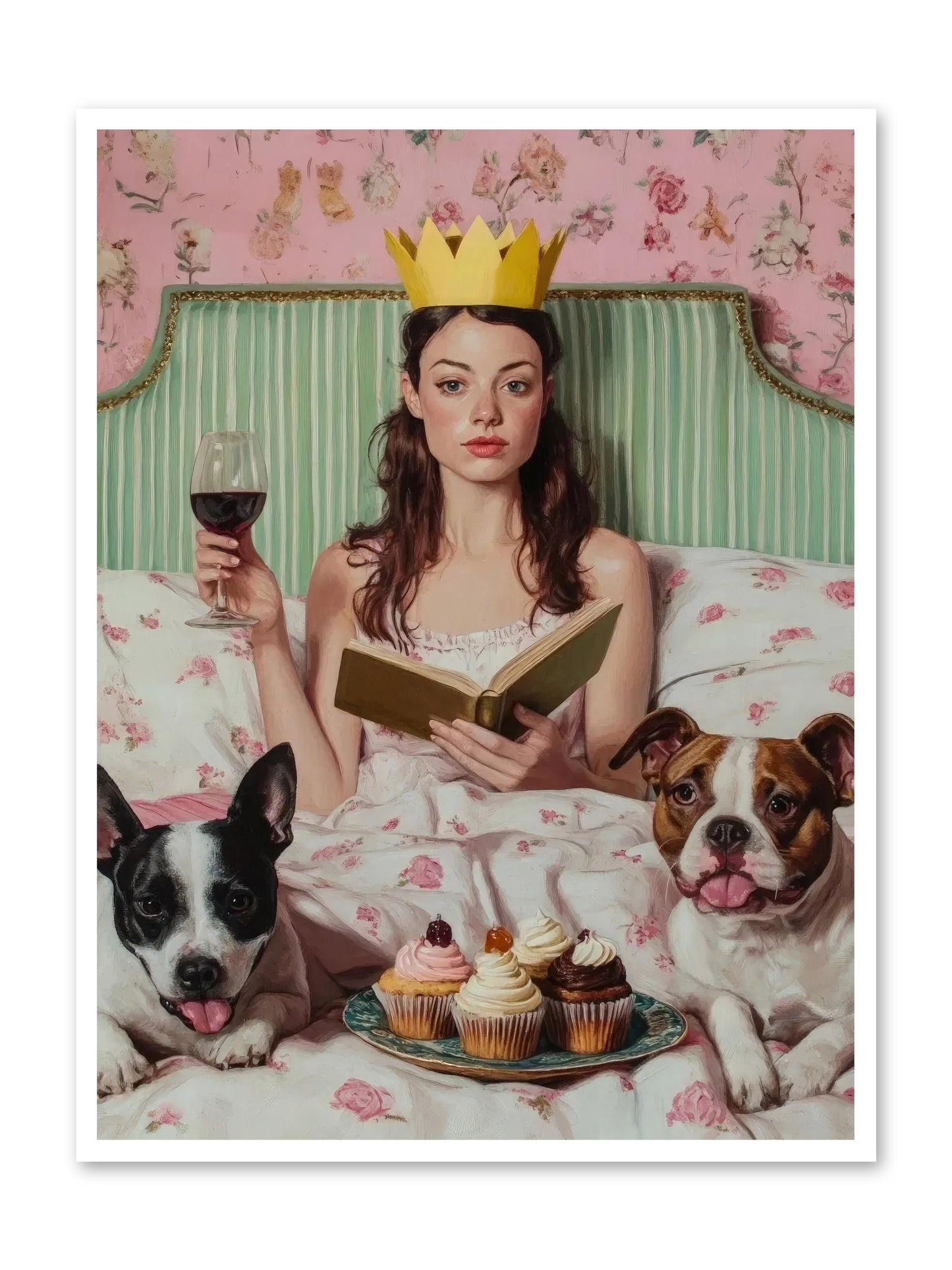 The Literary Feast -- Paper Print 36x48