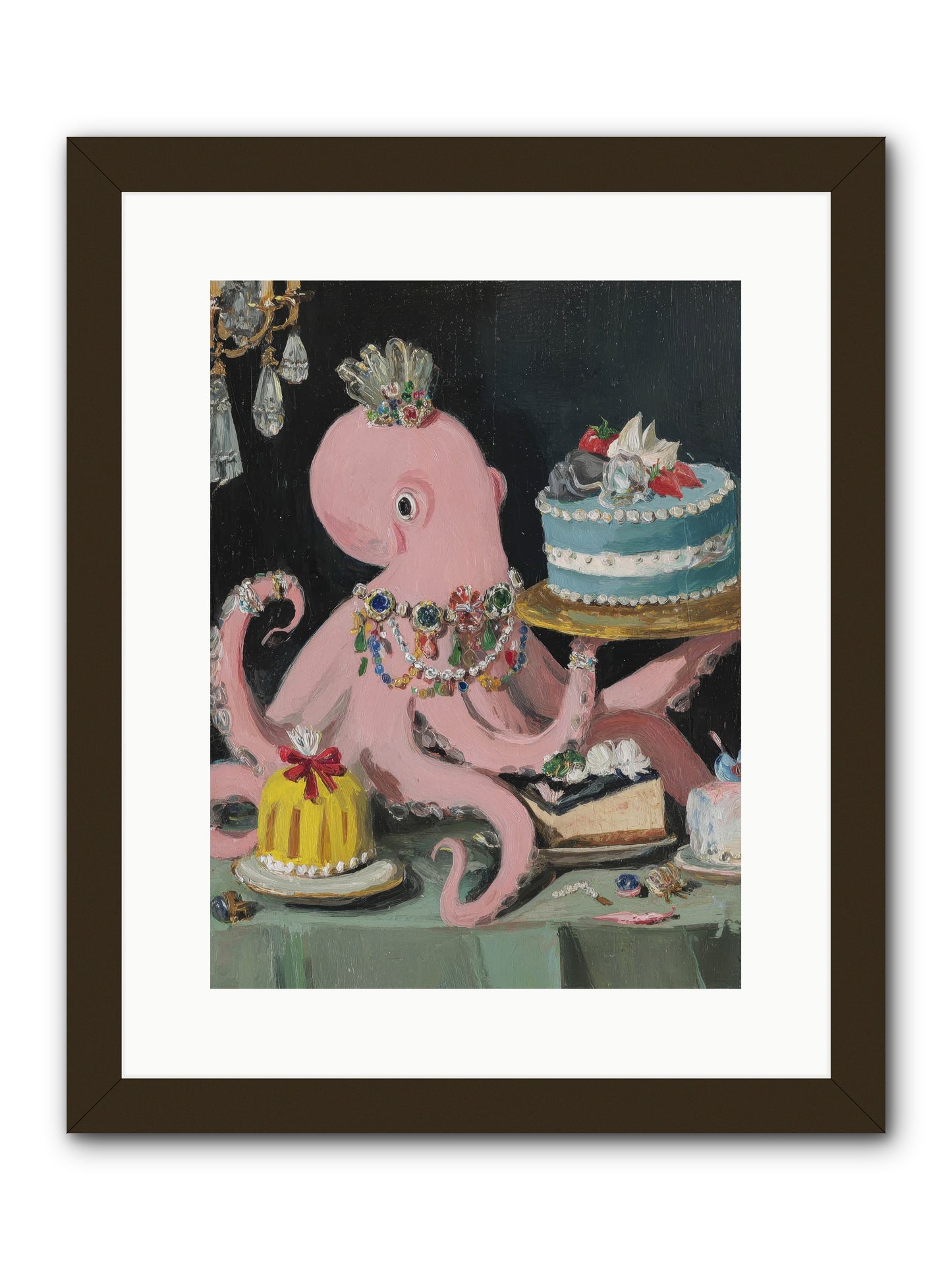 The Loveliest Secret -- Framed Print - Black 12x16