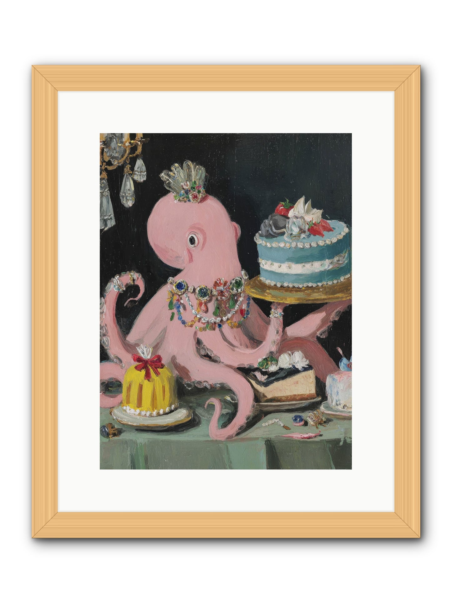 The Loveliest Secret -- Framed Print - Natural 12x16