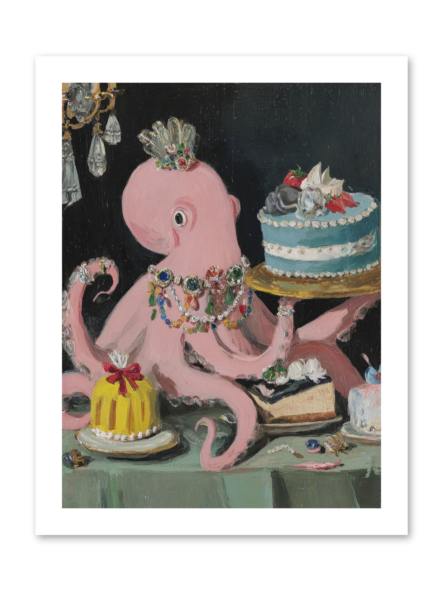 The Loveliest Secret -- Loose Canvas Print 12x16
