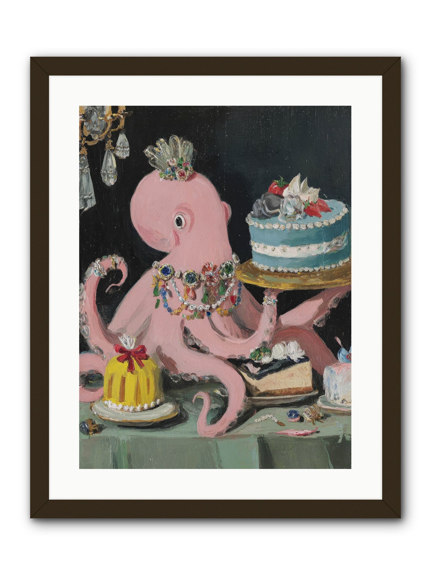 The Loveliest Secret -- Framed Print - Black 18x24