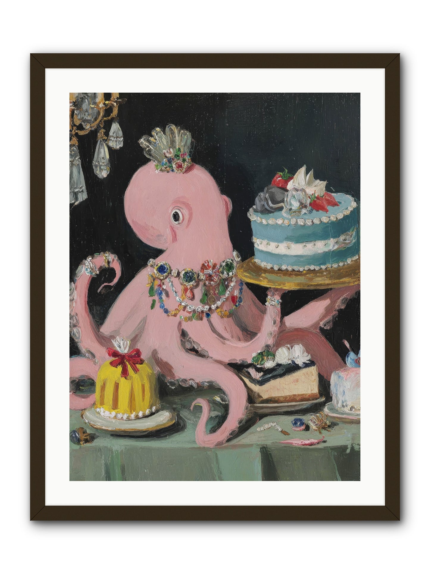 The Loveliest Secret -- Framed Print - Black 24x32