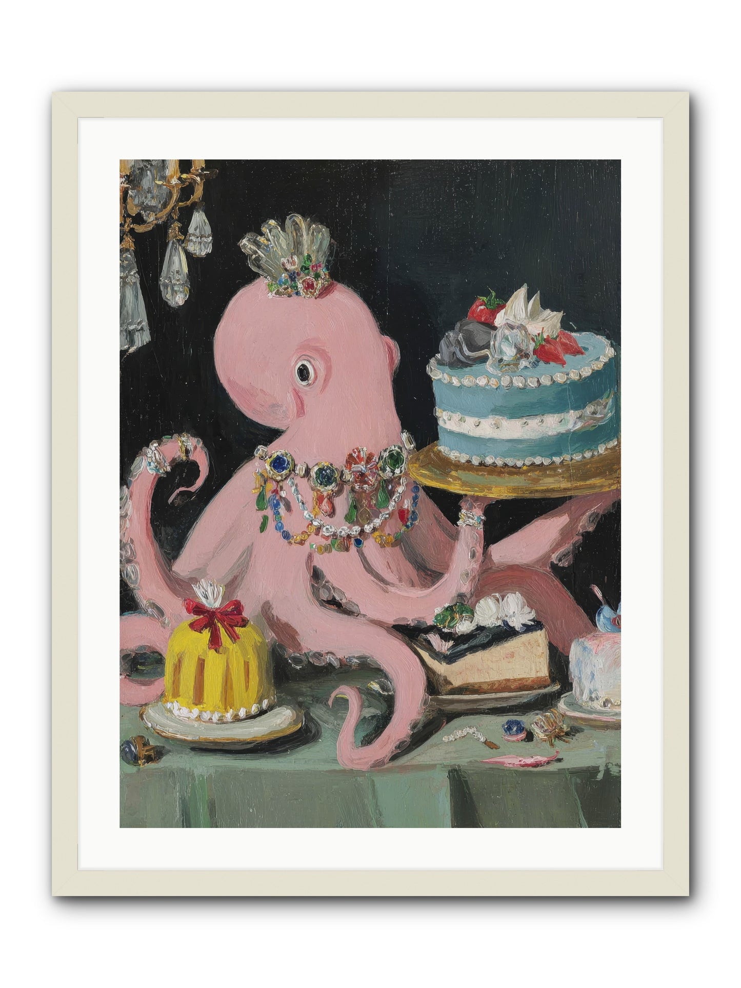 The Loveliest Secret -- Framed Print - White 24x32