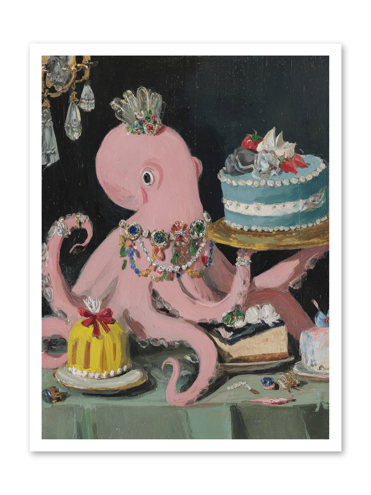 The Loveliest Secret -- Loose Canvas Print 24x32