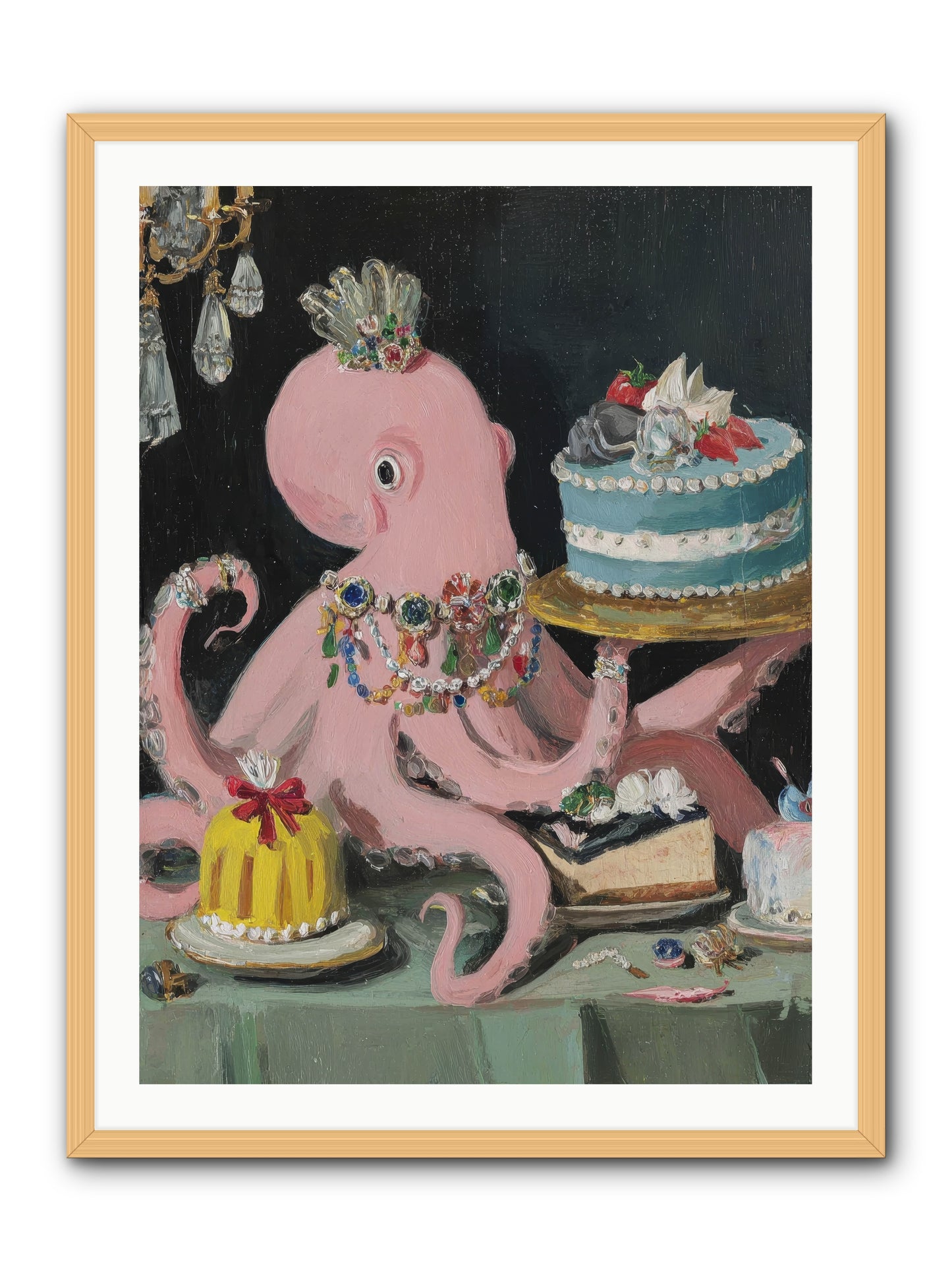 The Loveliest Secret -- Framed Print - Natural 30x40