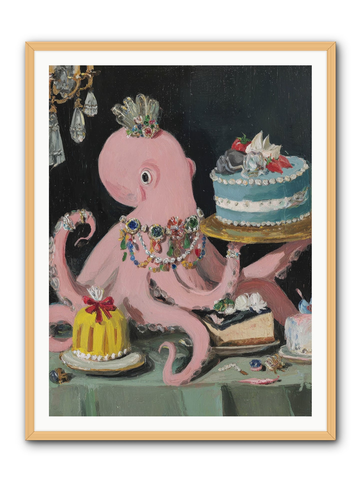 The Loveliest Secret -- Framed Print - Natural 36x48