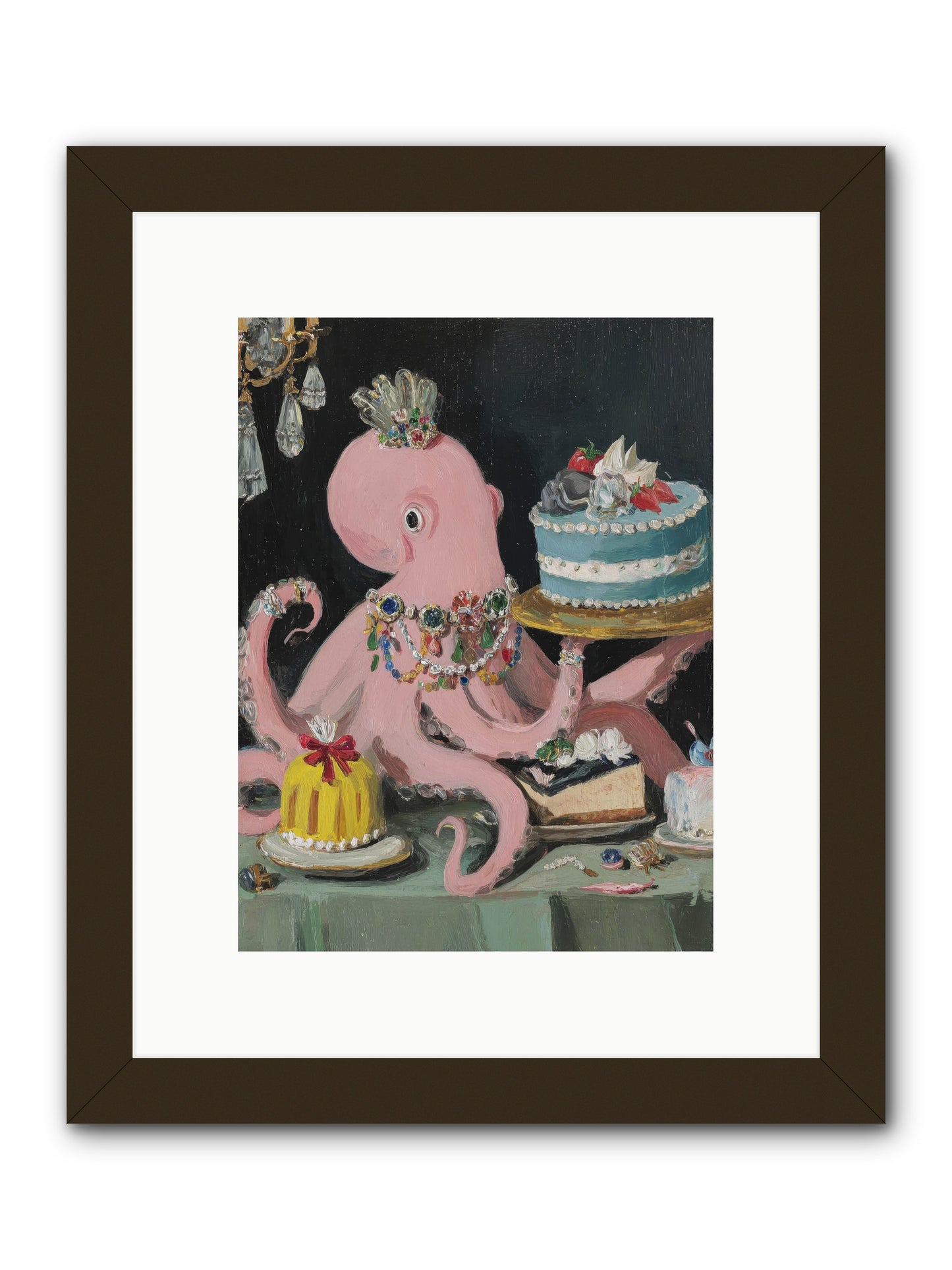 The Loveliest Secret -- Framed Print - Black 9x12
