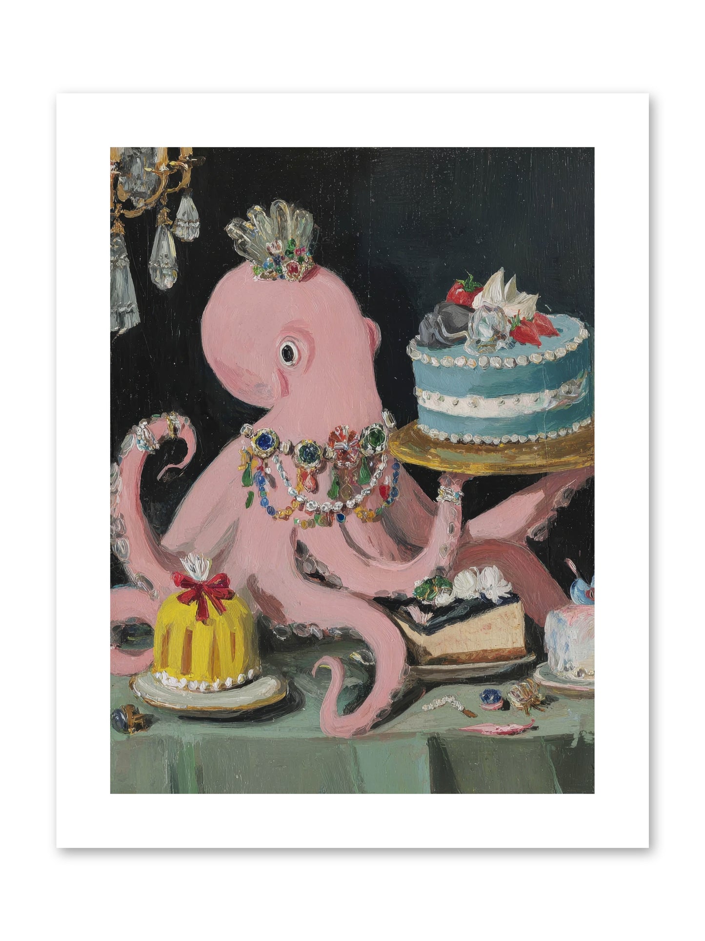 The Loveliest Secret -- Loose Canvas Print 9x12
