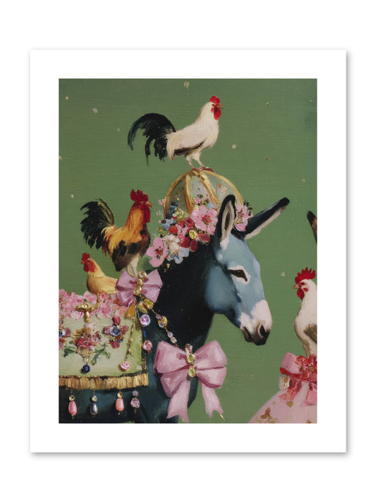 The Lovliest Gathering -- Paper Print 9x12